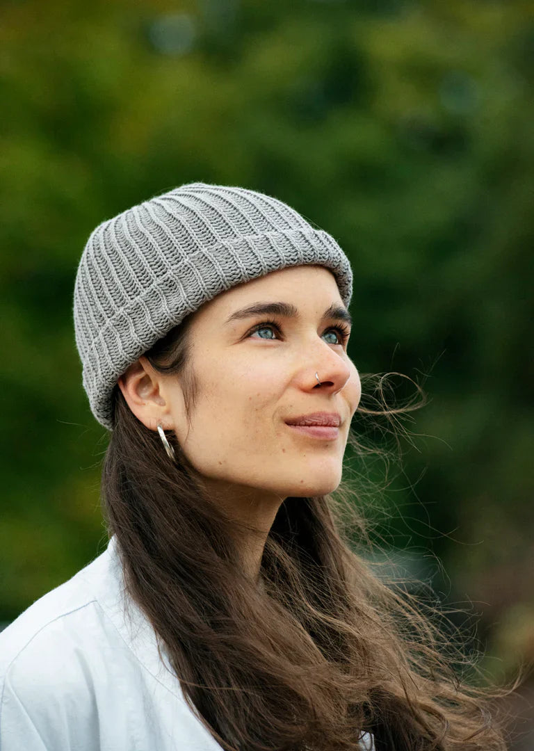 RoToTo CHUNKY COTTON SHORT BEANIE