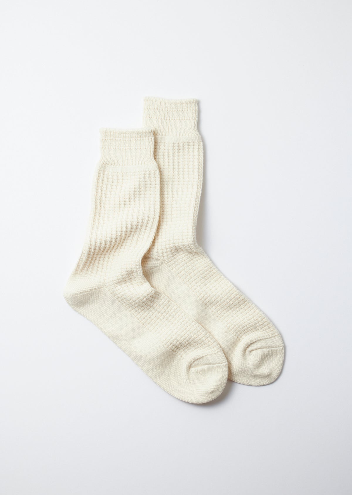 RoToTo COTTON WAFFLE CREW SOCK