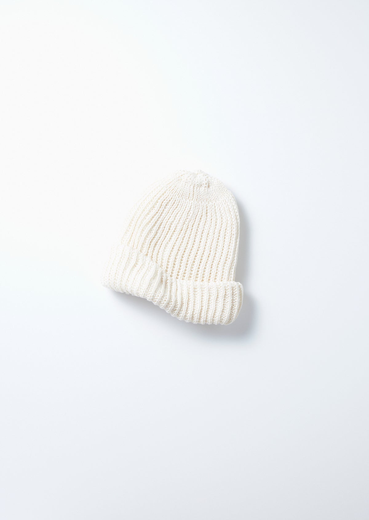 RoToTo CHUNKY COTTON SHORT BEANIE