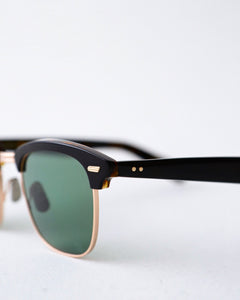 YELLOWS PLUS RAYMOND SUNGLASS Black Havana Deep Gold
