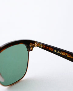 YELLOWS PLUS RAYMOND SUNGLASS Black Havana Deep Gold