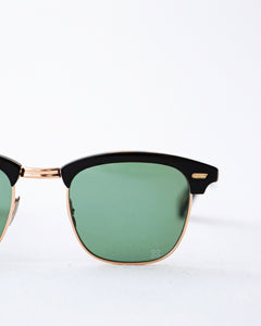 YELLOWS PLUS RAYMOND SUNGLASS Black Havana Deep Gold