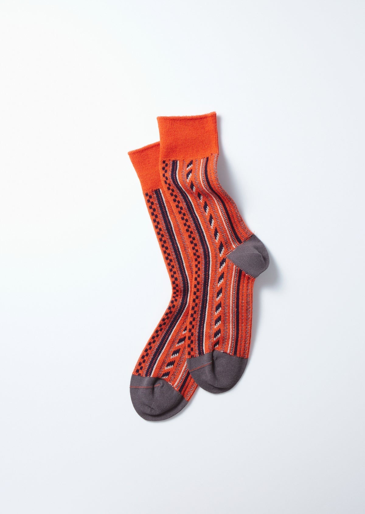 RoToTo MULTI VERTICAL JACQUARD SOCKS