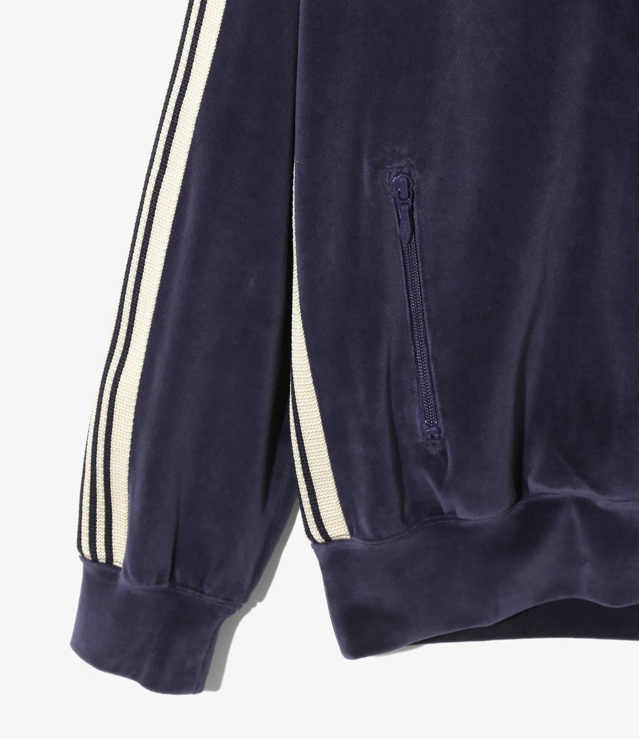 Needles Rib Collar Track Jacket - C/PE Velour