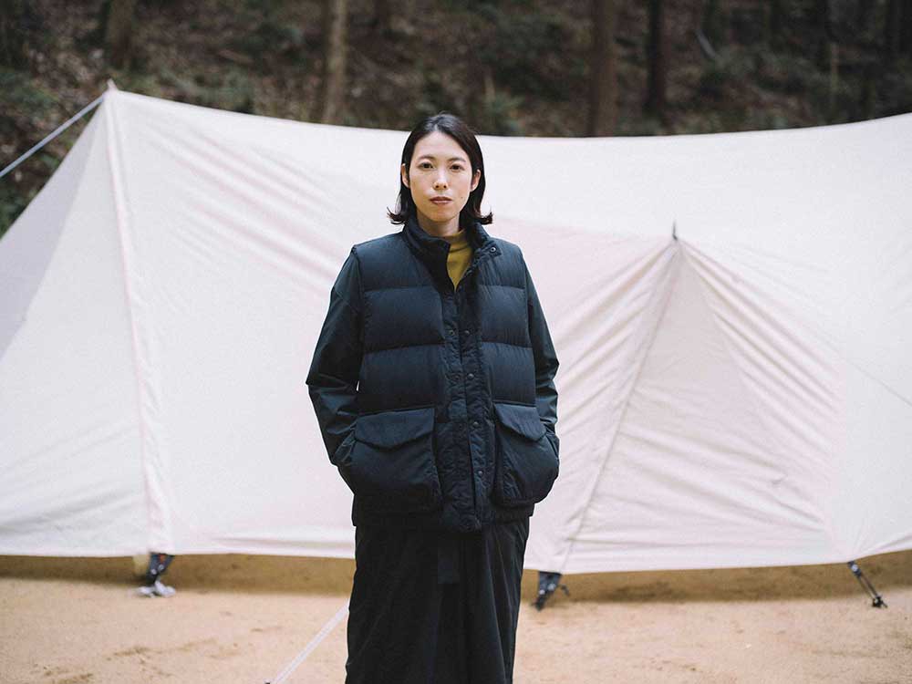 snow peak Recycled Down Vest