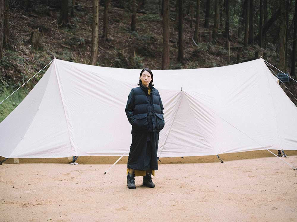 snow peak Recycled Down Vest