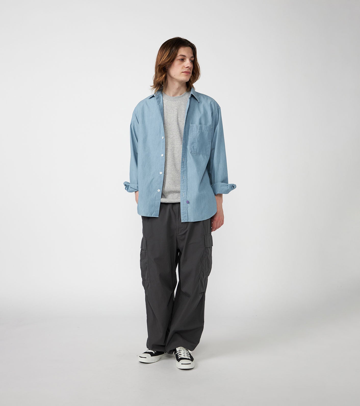 THE NORTH FACE PURPLE LABEL Regular Collar Chambray Field Shirt