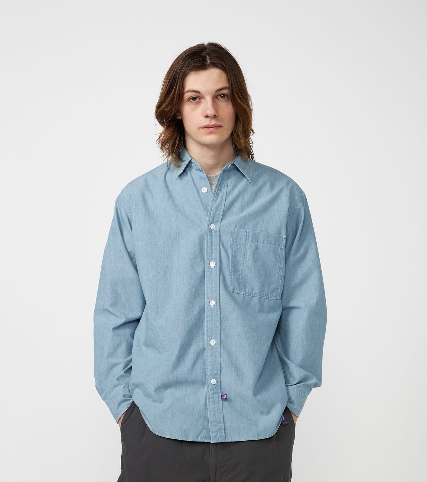 THE NORTH FACE PURPLE LABEL Regular Collar Chambray Field Shirt