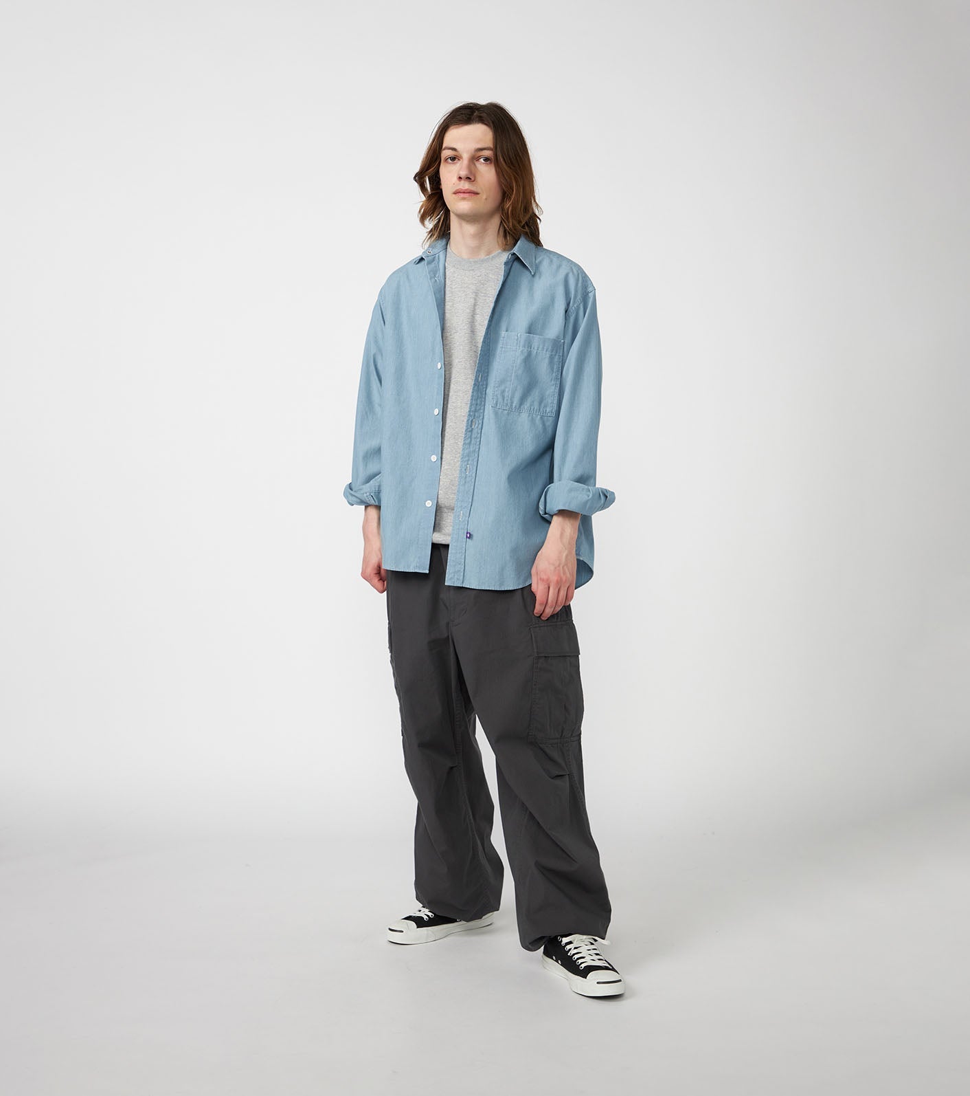 THE NORTH FACE PURPLE LABEL Regular Collar Chambray Field Shirt