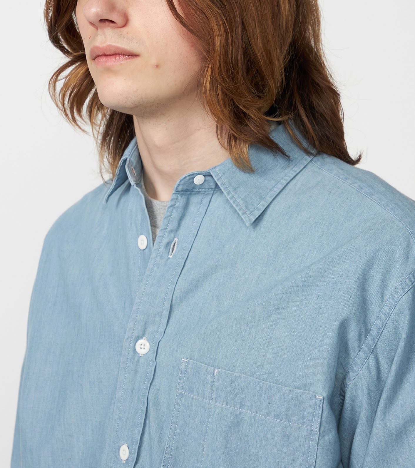 THE NORTH FACE PURPLE LABEL Regular Collar Chambray Field Shirt