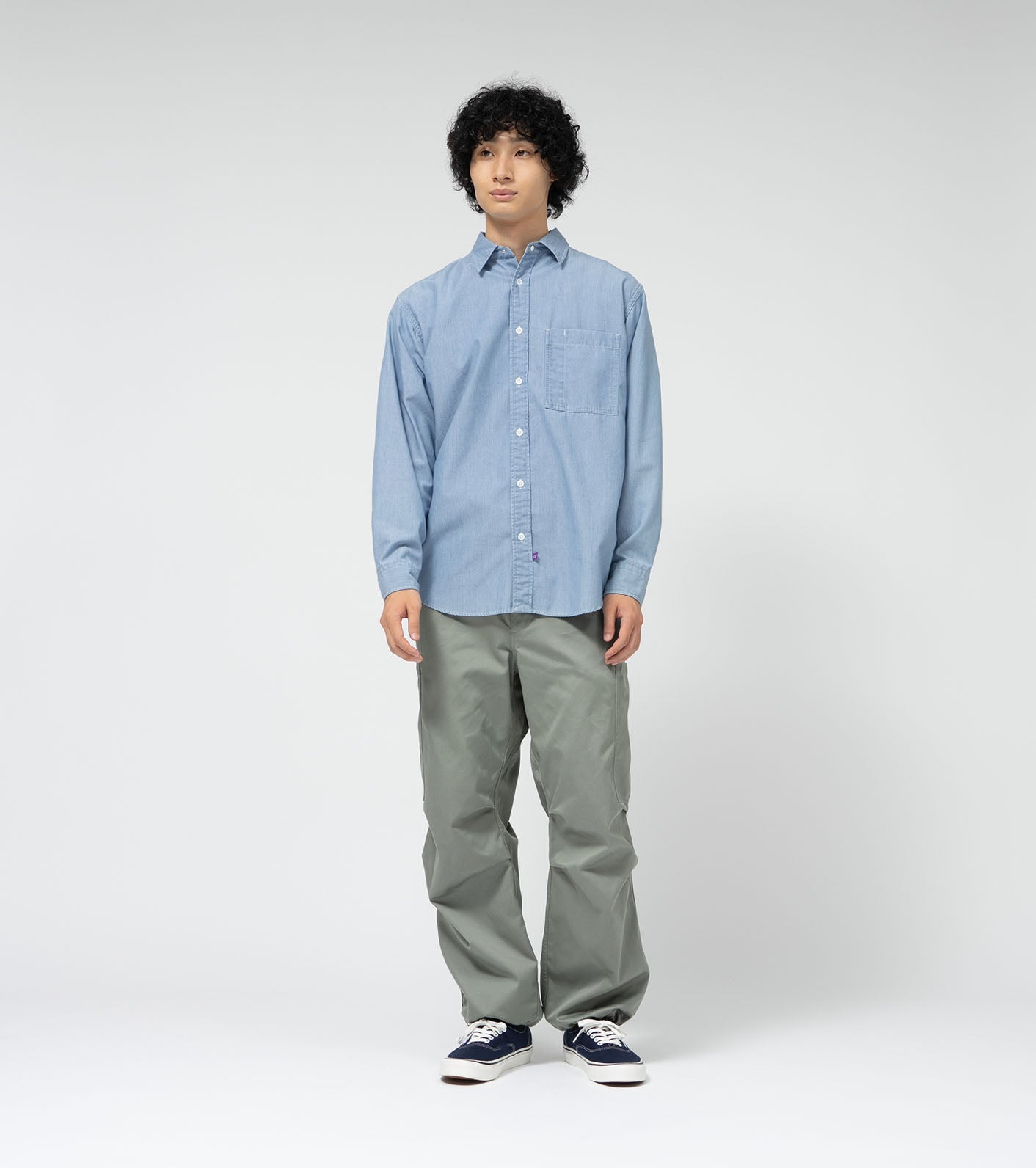 THE NORTH FACE PURPLE LABEL Regular Collar Chambray Field Shirt