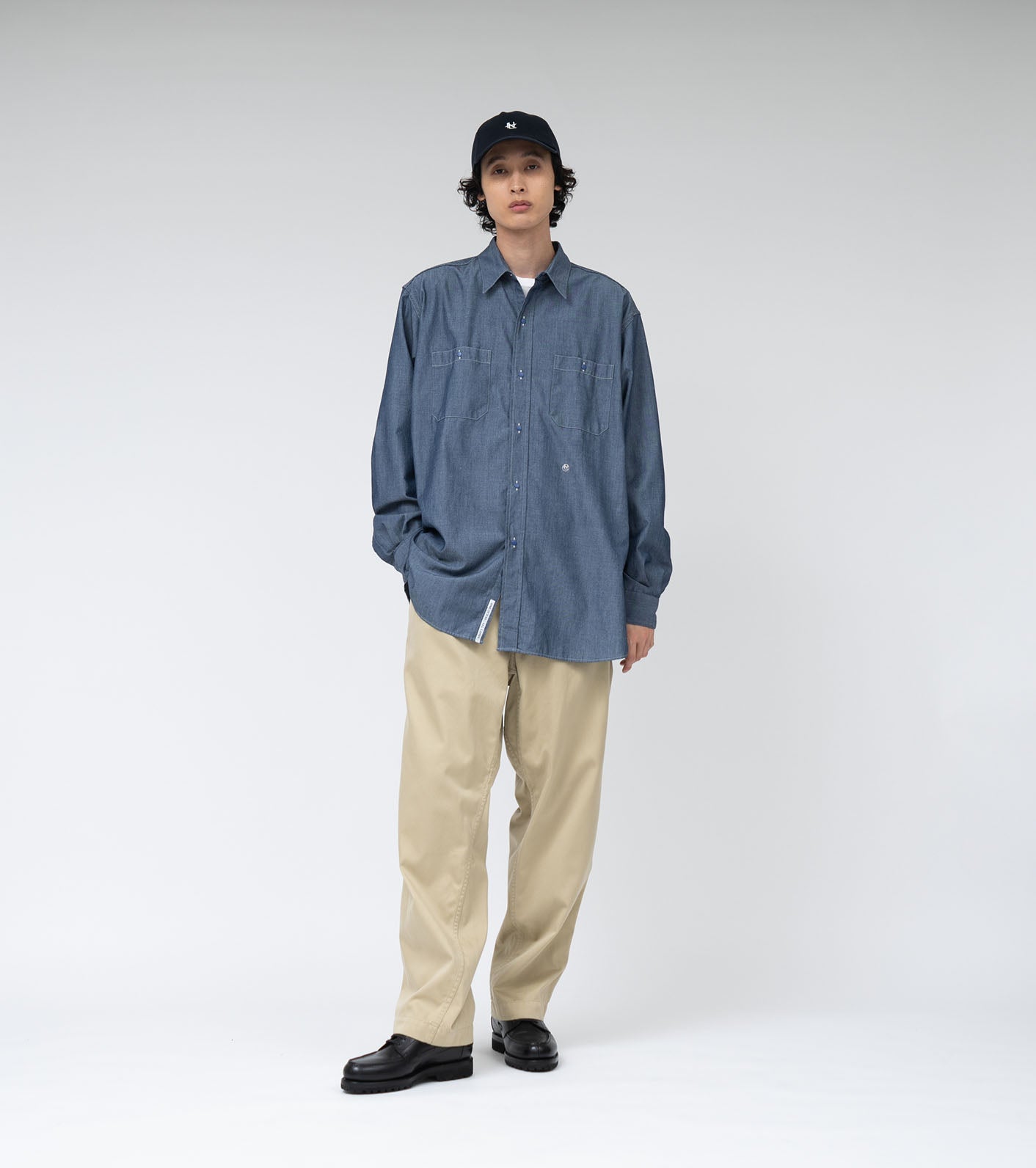 nanamica Regular Collar Chambray Shirt