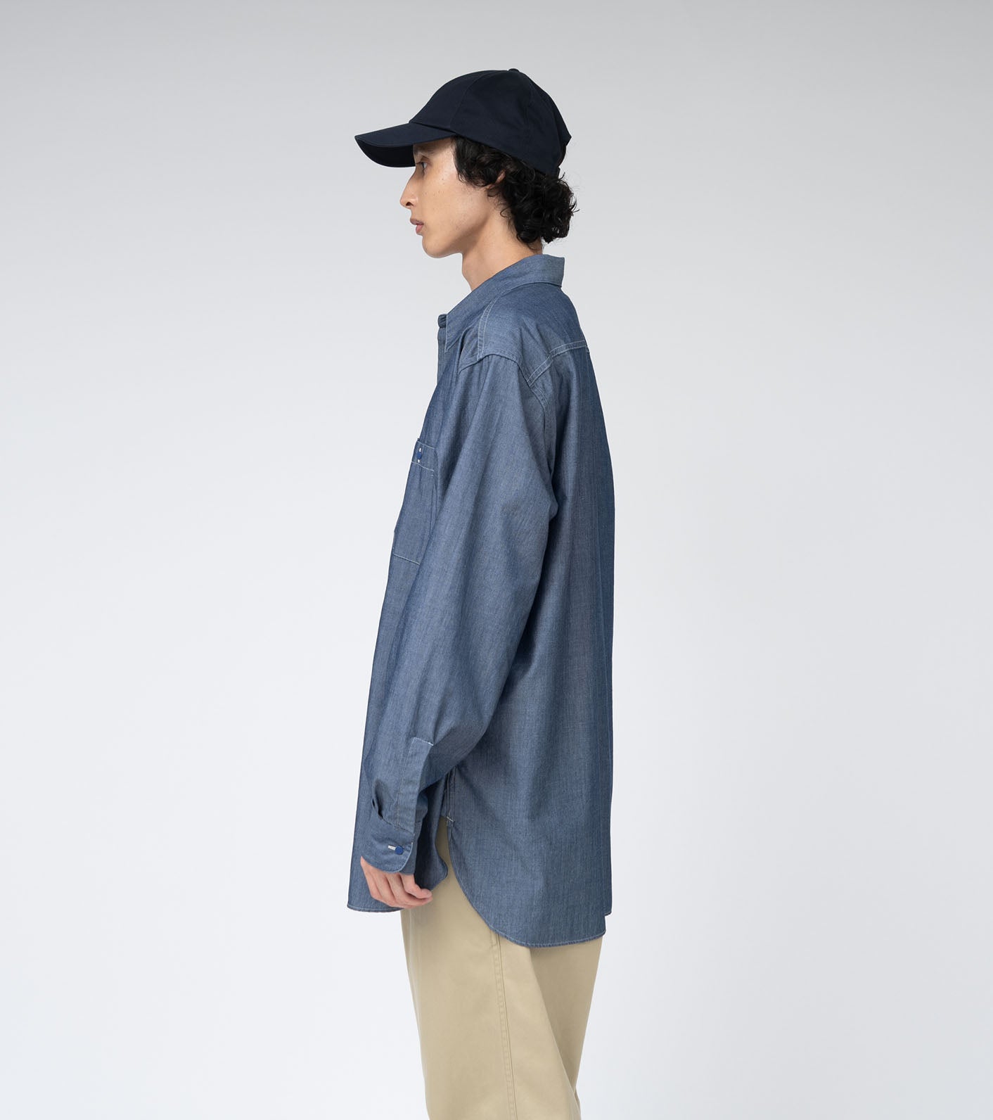 nanamica Regular Collar Chambray Shirt