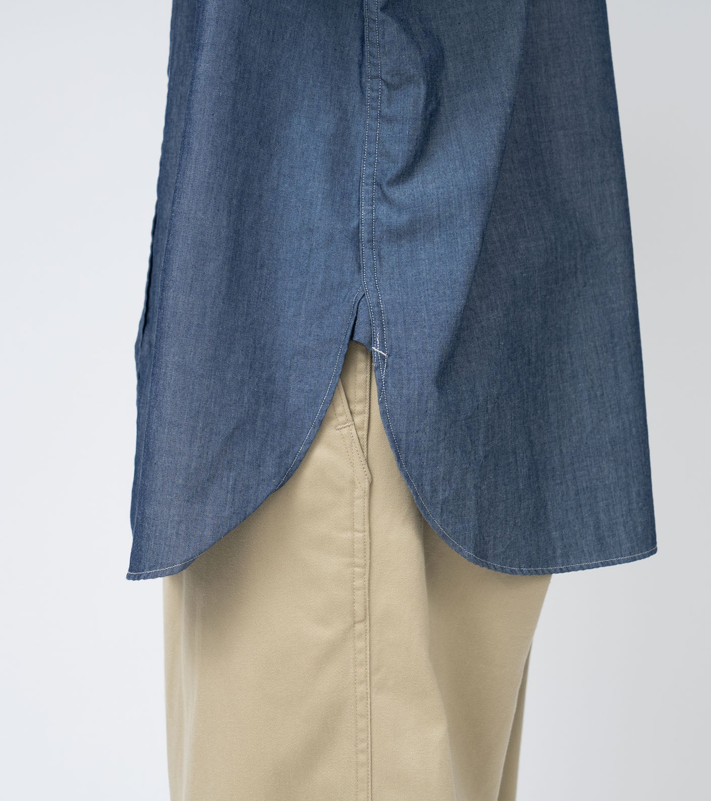 nanamica Regular Collar Chambray Shirt