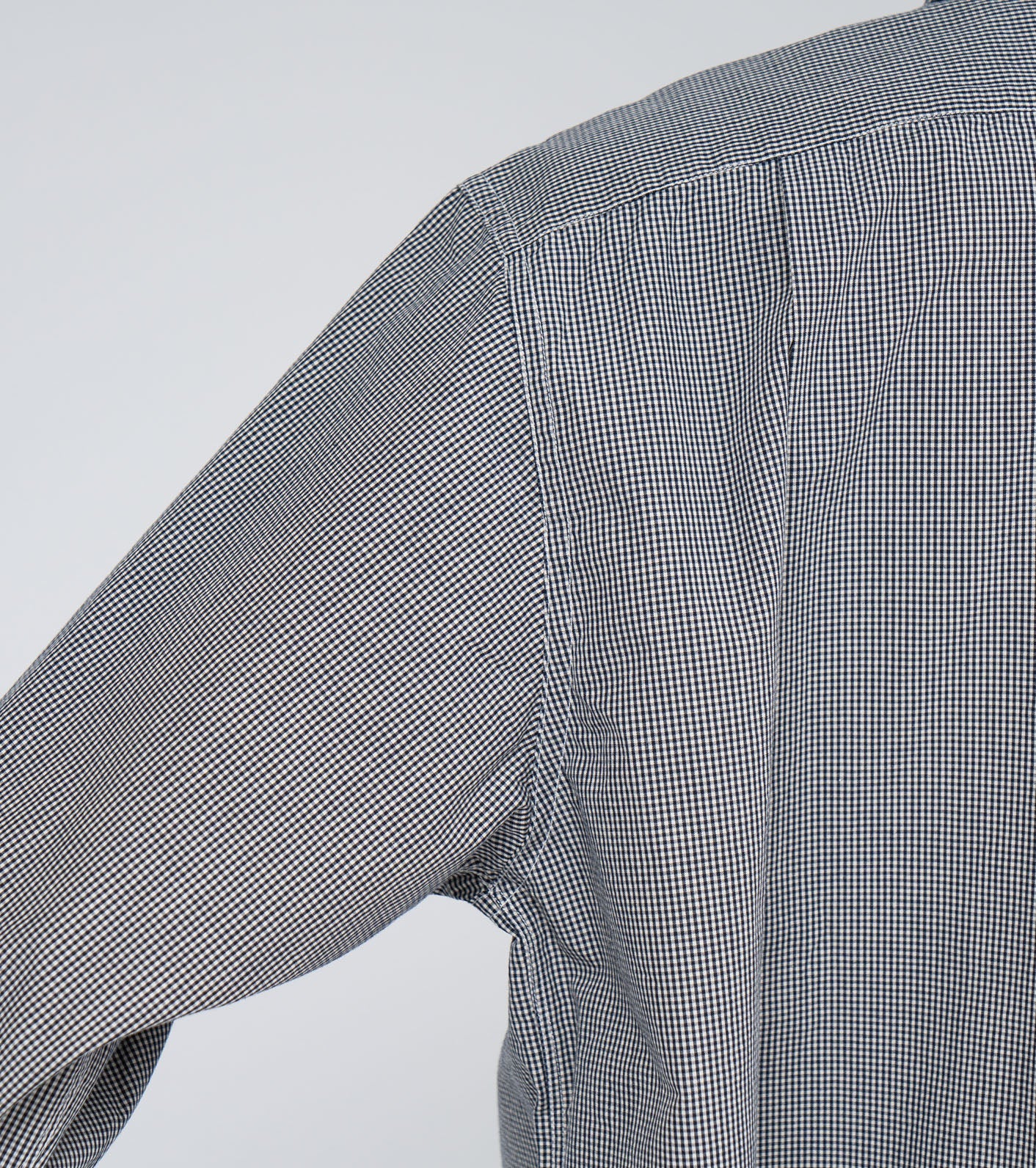 nanamica Regular Collar Gingham Check Wind Shirt
