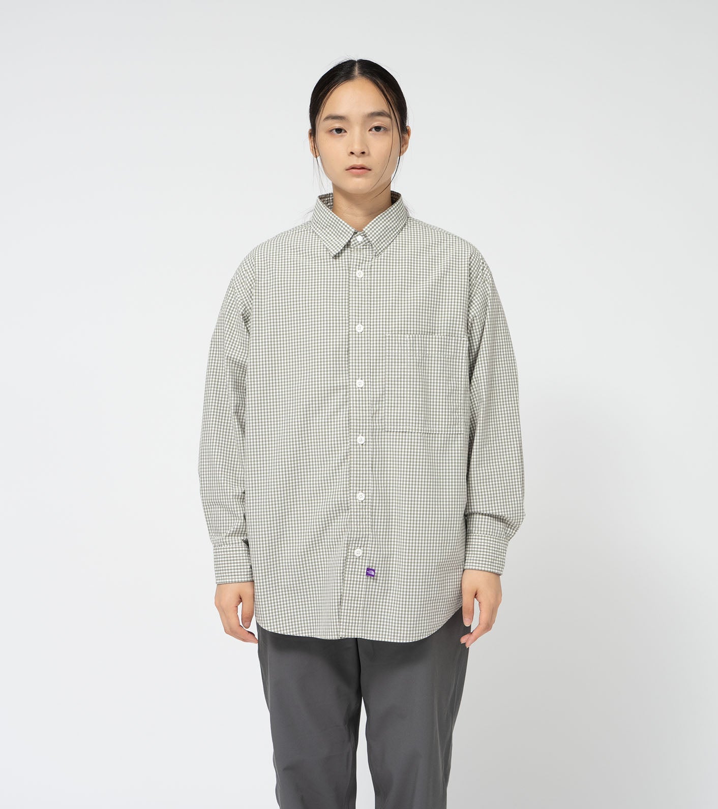 THE NORTH FACE PURPLE LABEL Regular Collar Gingham Field Shirt