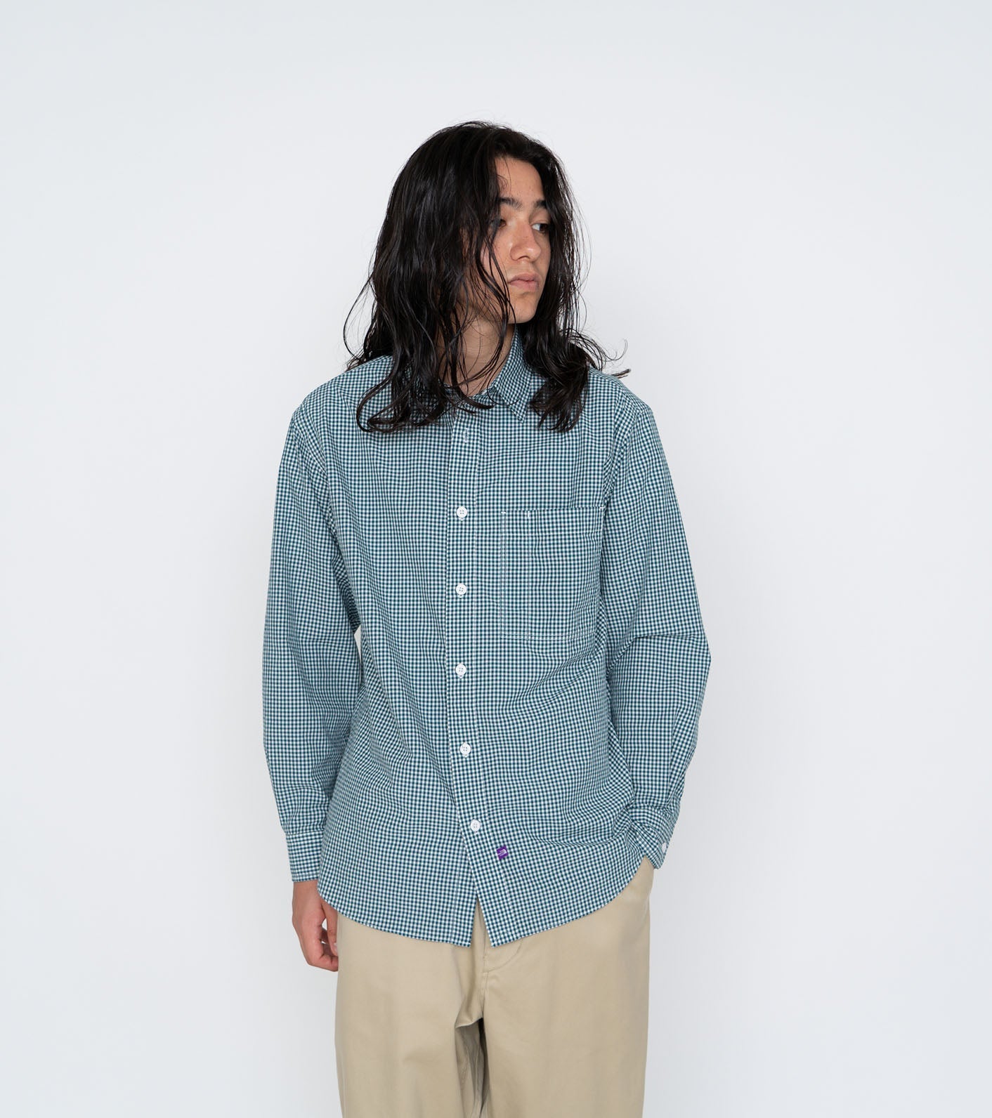 THE NORTH FACE PURPLE LABEL Regular Collar Gingham Field Shirt