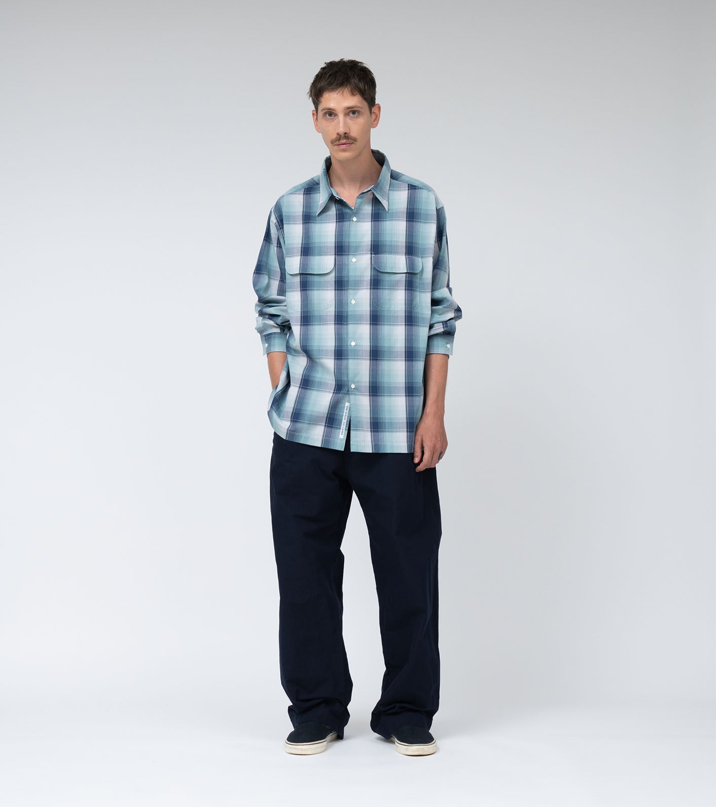 nanamica Regular Collar Pique Shirt