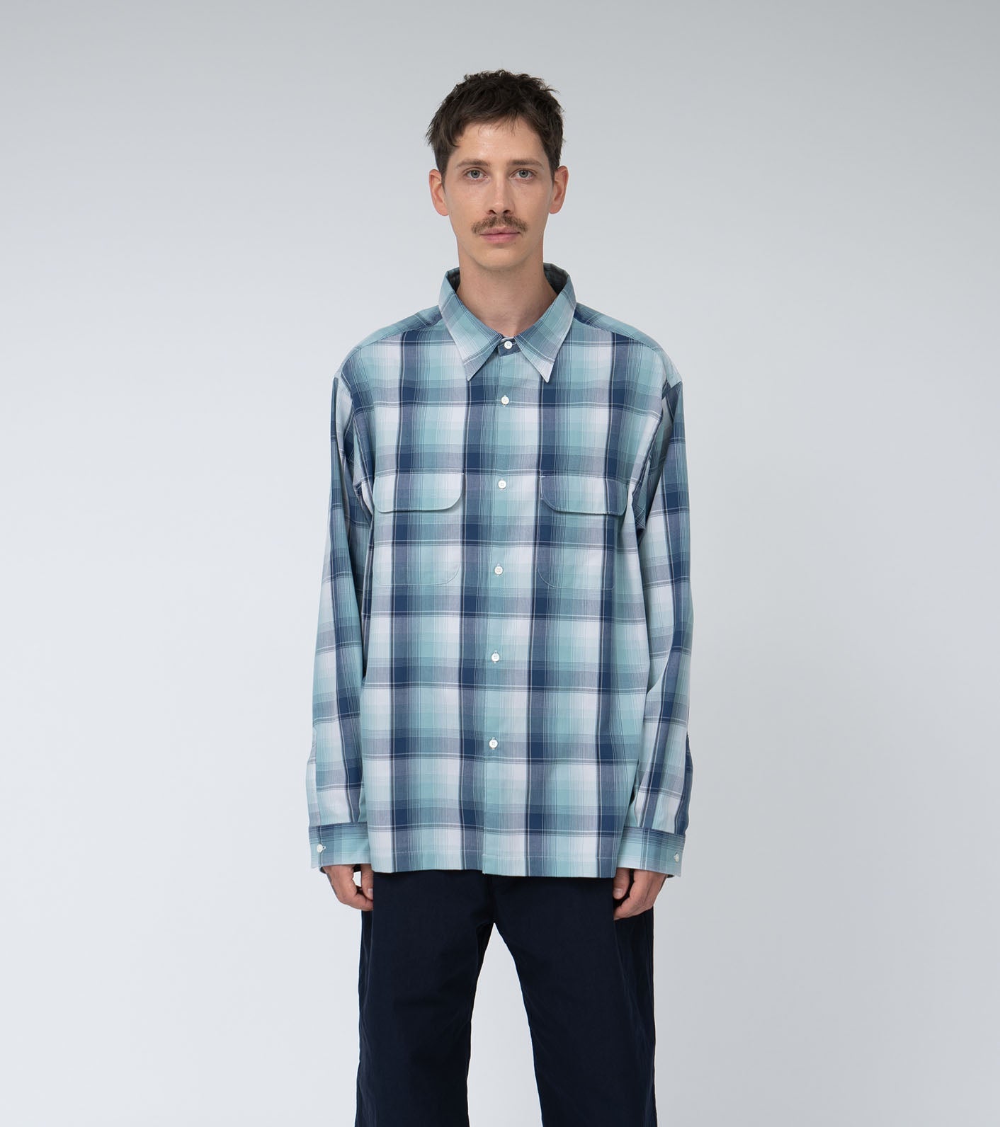 nanamica Regular Collar Pique Shirt