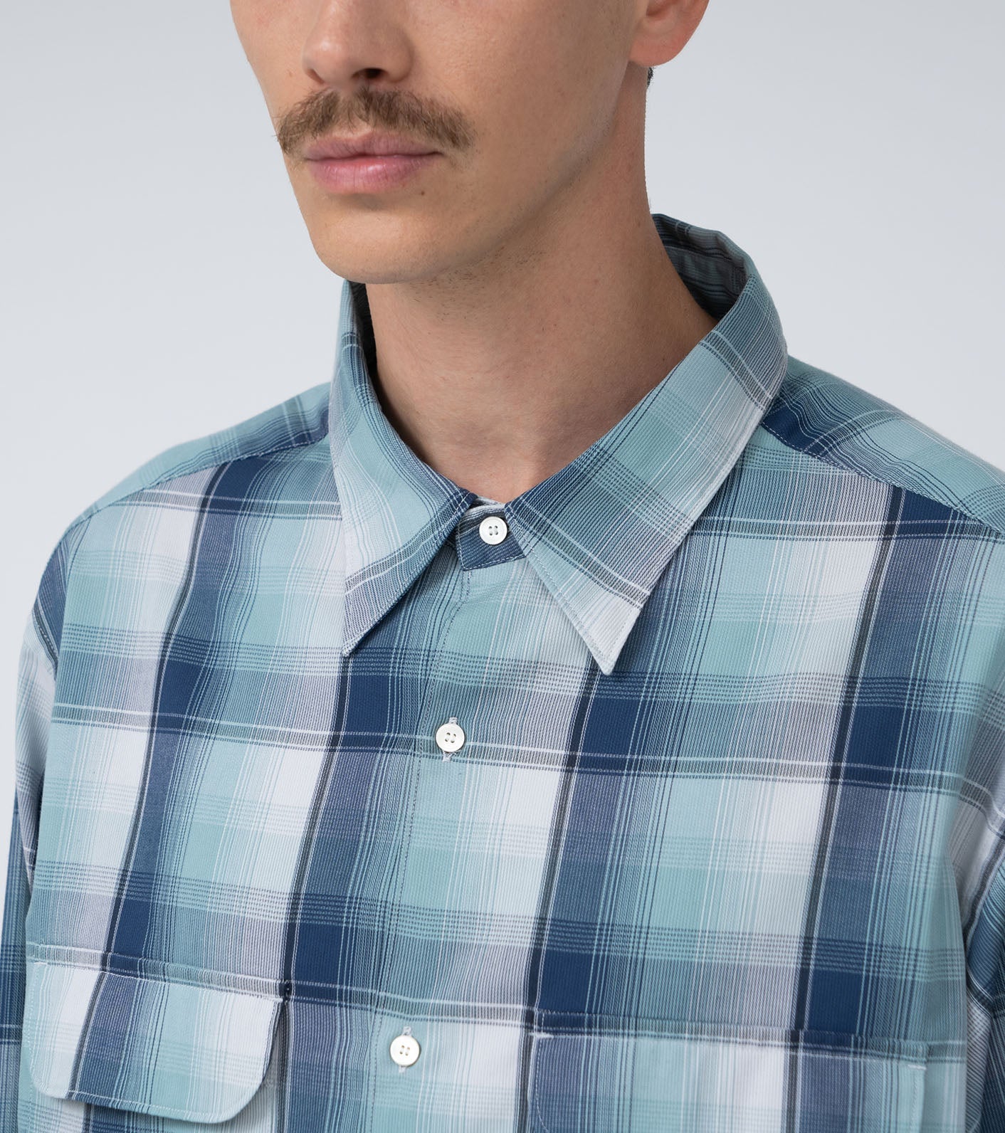 nanamica Regular Collar Pique Shirt