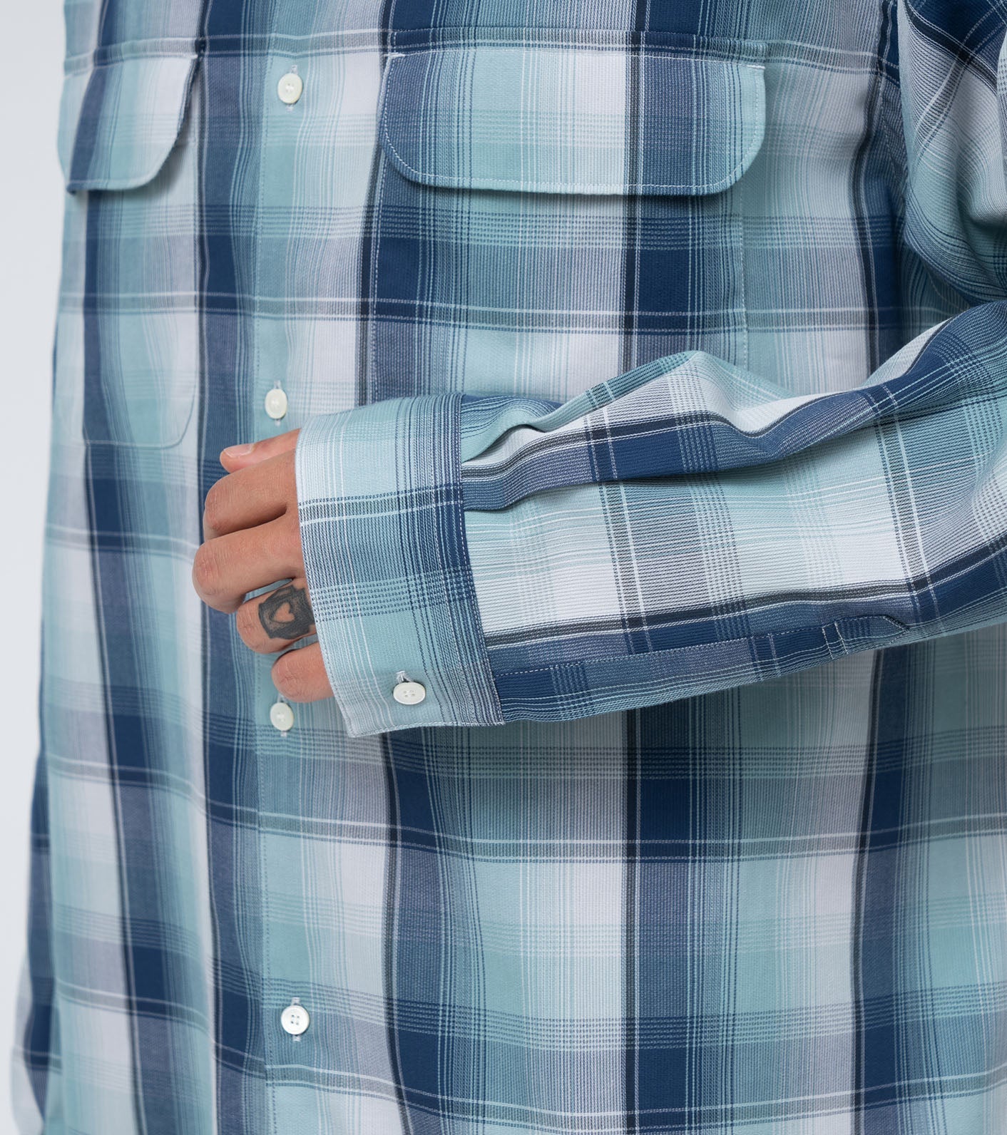 nanamica Regular Collar Pique Shirt