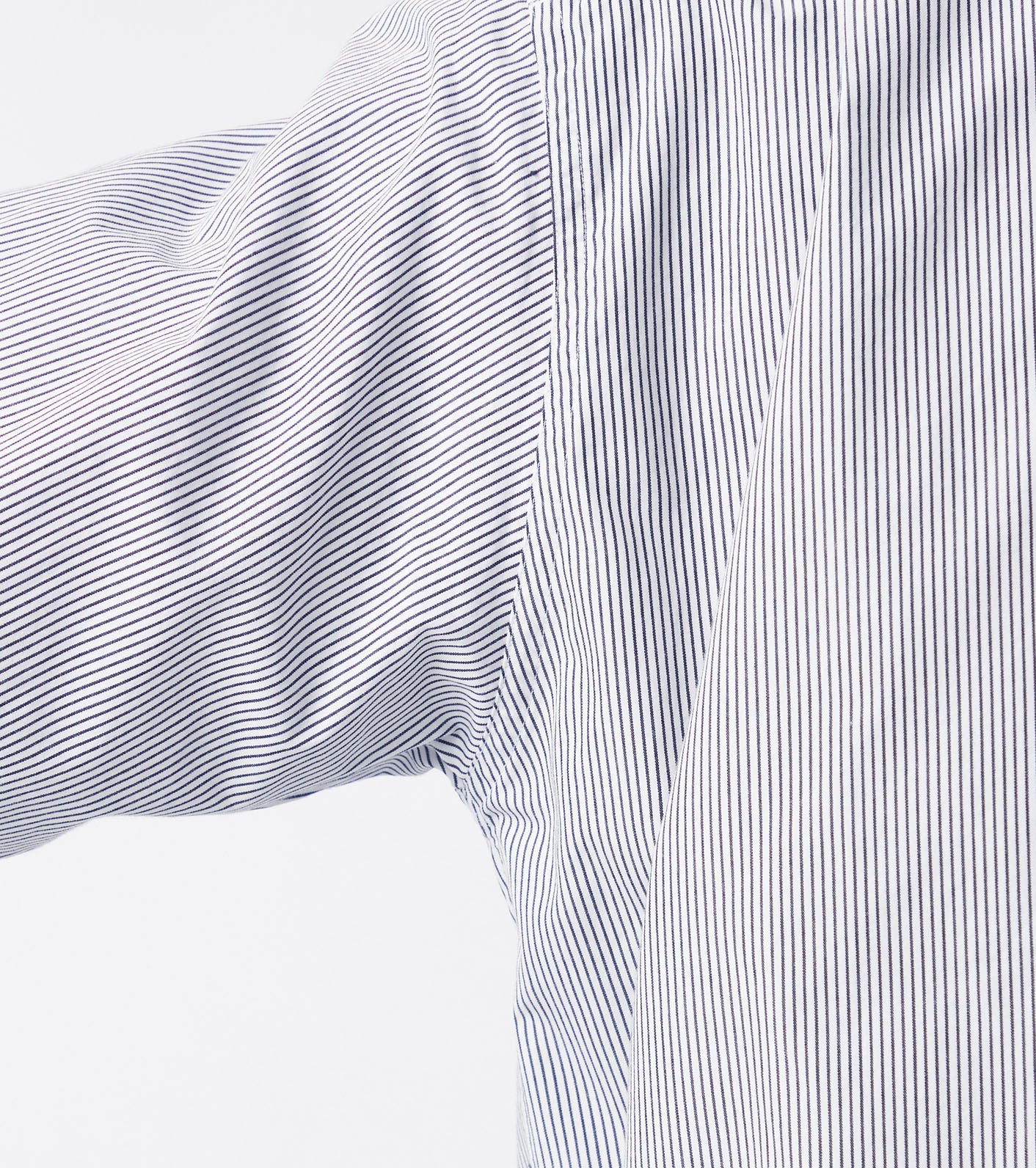 nanamica Regular Collar Stripe Wind Shirt