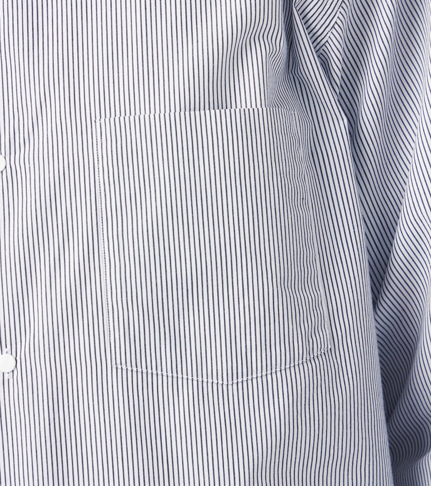 nanamica Regular Collar Stripe Wind Shirt