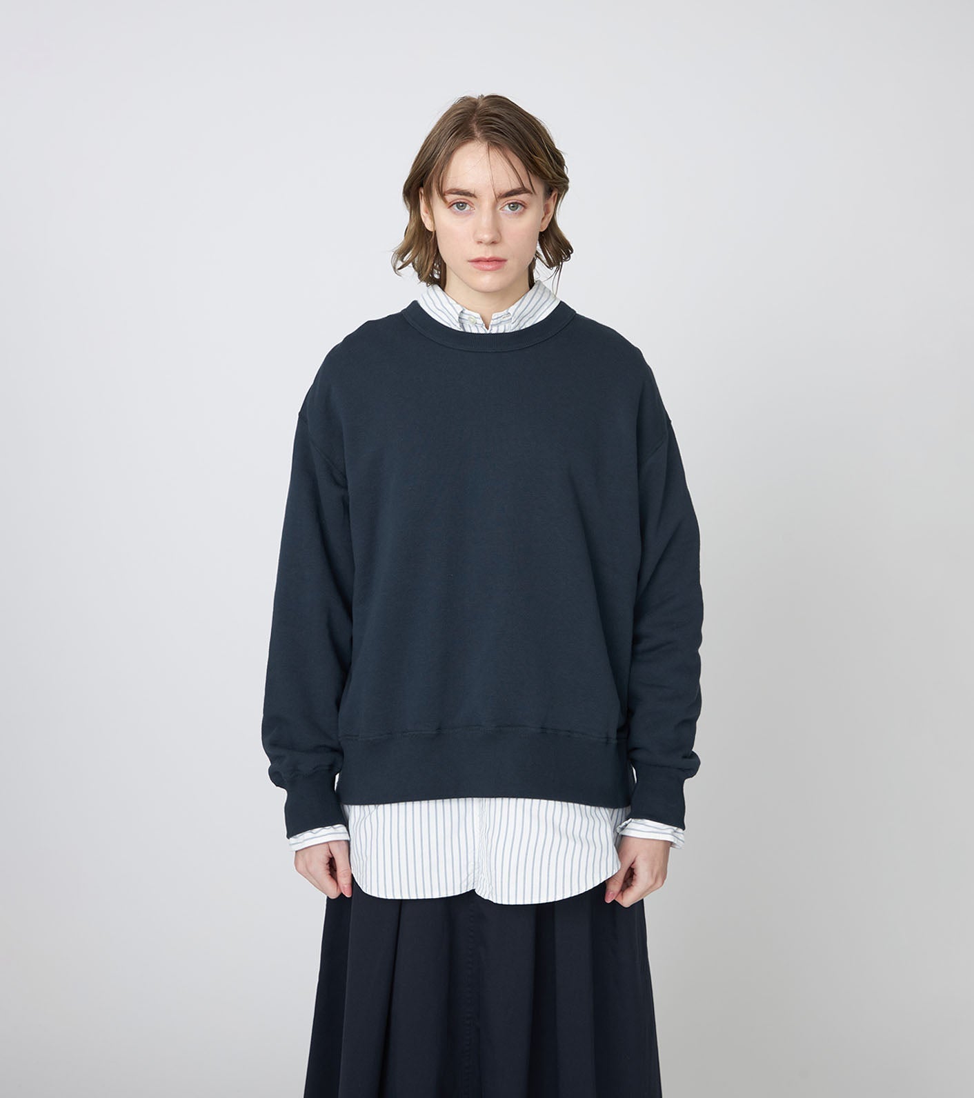nanamica Reversible Crew Neck Sweat