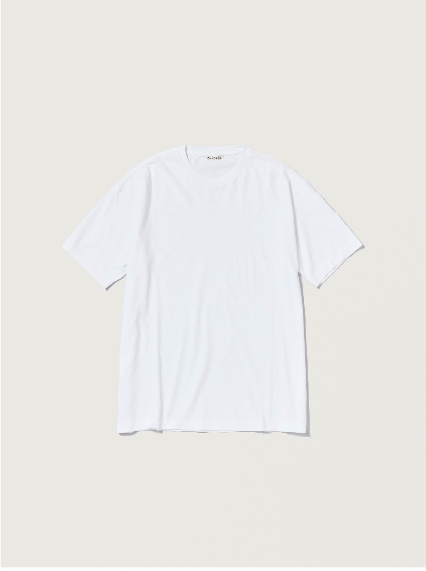 AURALEE SEAMLESS CREW NECK TEE