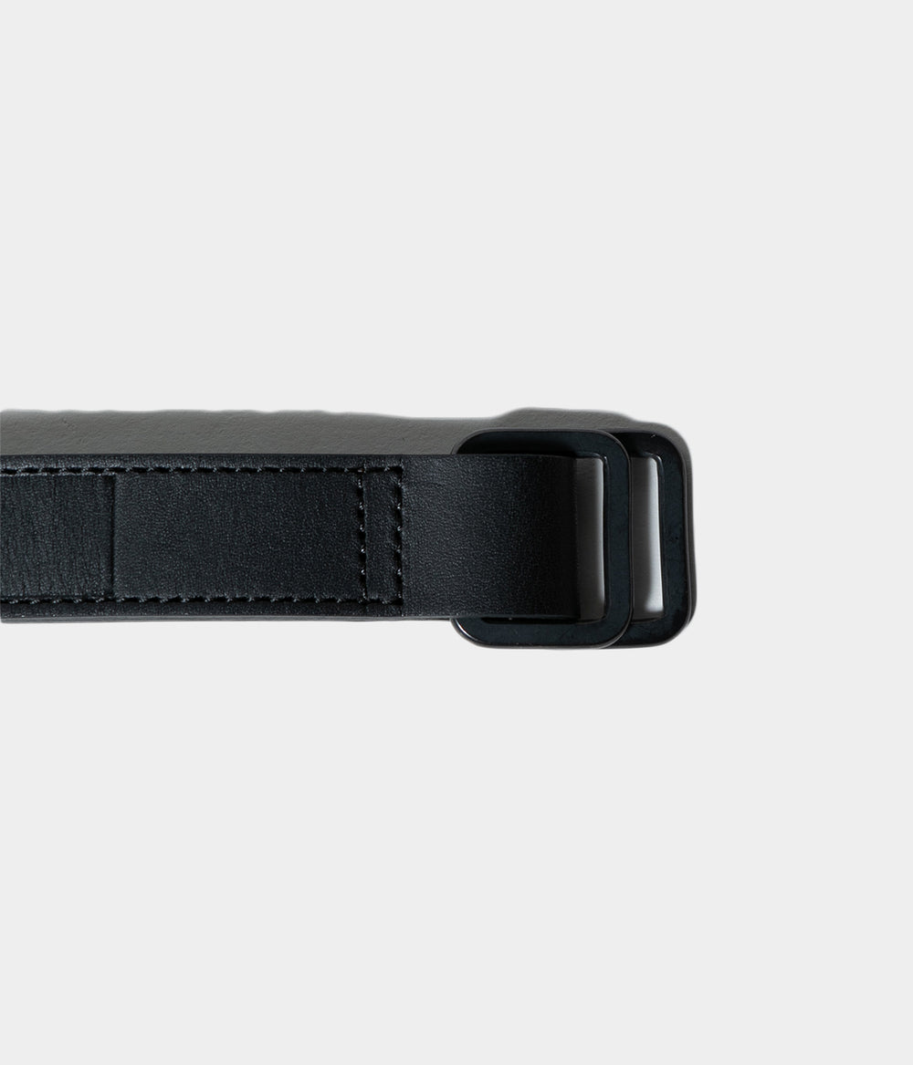 ssstein LEATHER BELT (RECTANGLE BUCKLES)