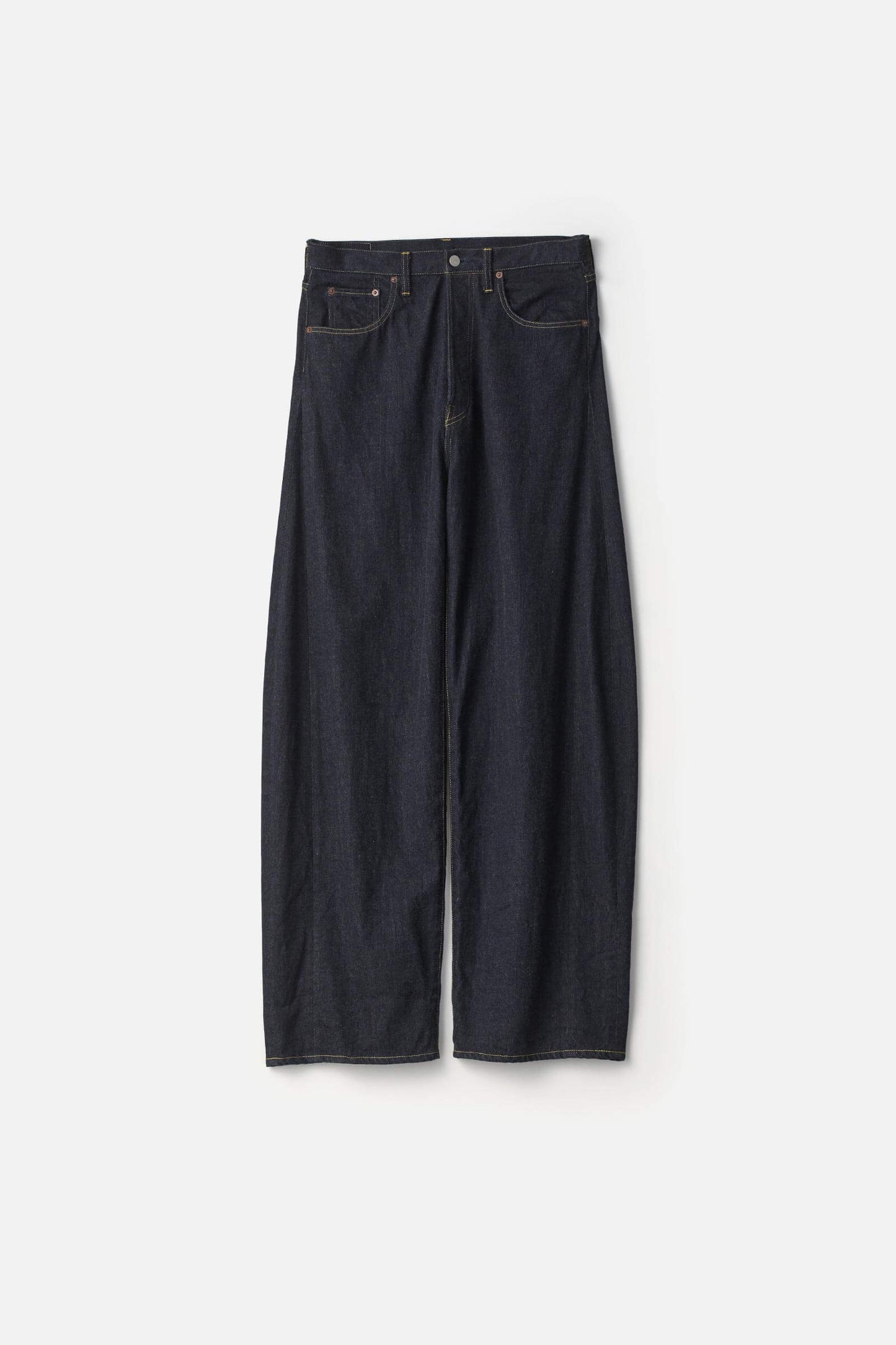 ssstein DEFORMATION WIDE ECO DENIM JEANS