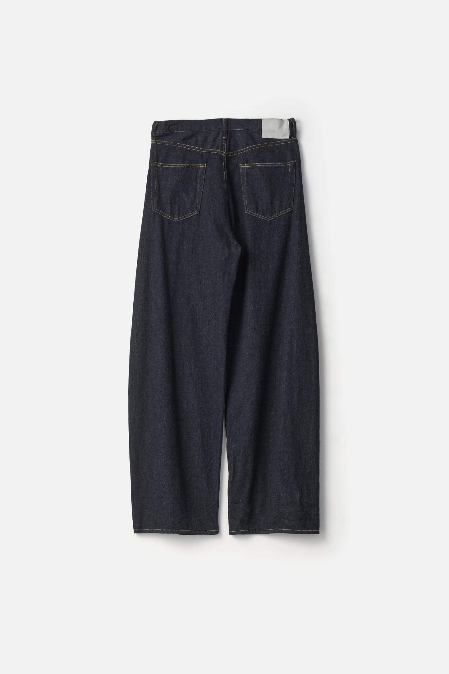 ssstein DEFORMATION WIDE ECO DENIM JEANS