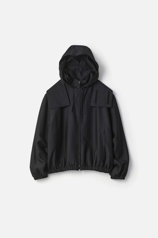 ssstein W/R/SI DOUBLE WEAVE HOODED JACKET