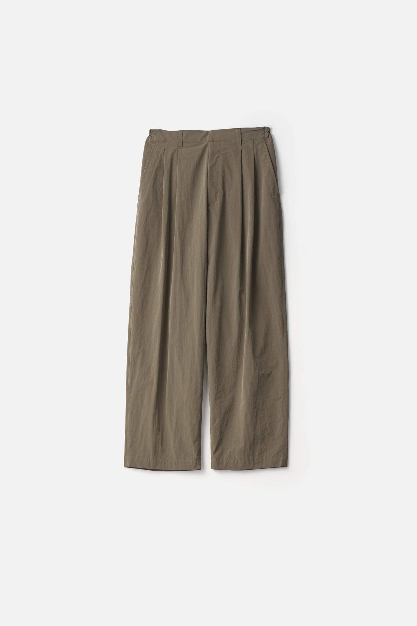 ssstein WINDPROOF NYLON EASY WIDE TROUSERS