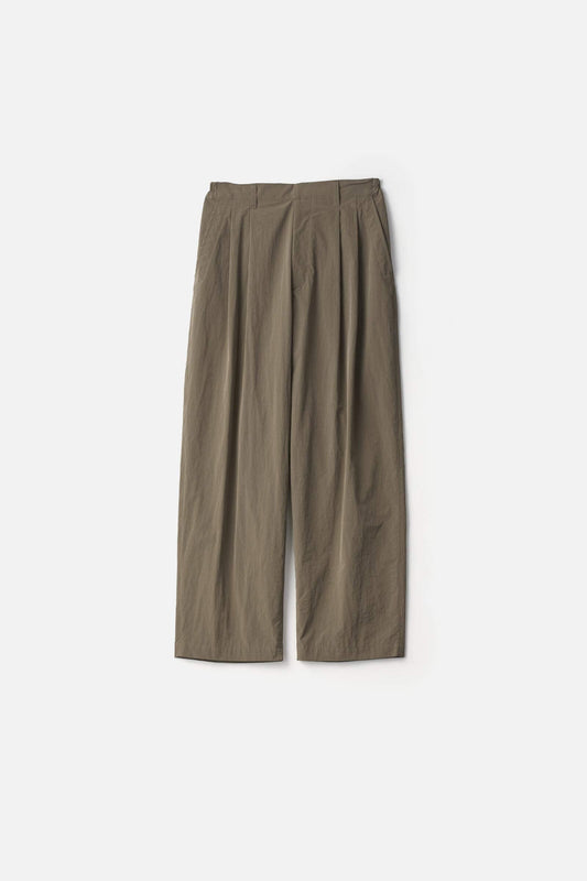 ssstein WINDPROOF NYLON EASY WIDE TROUSERS