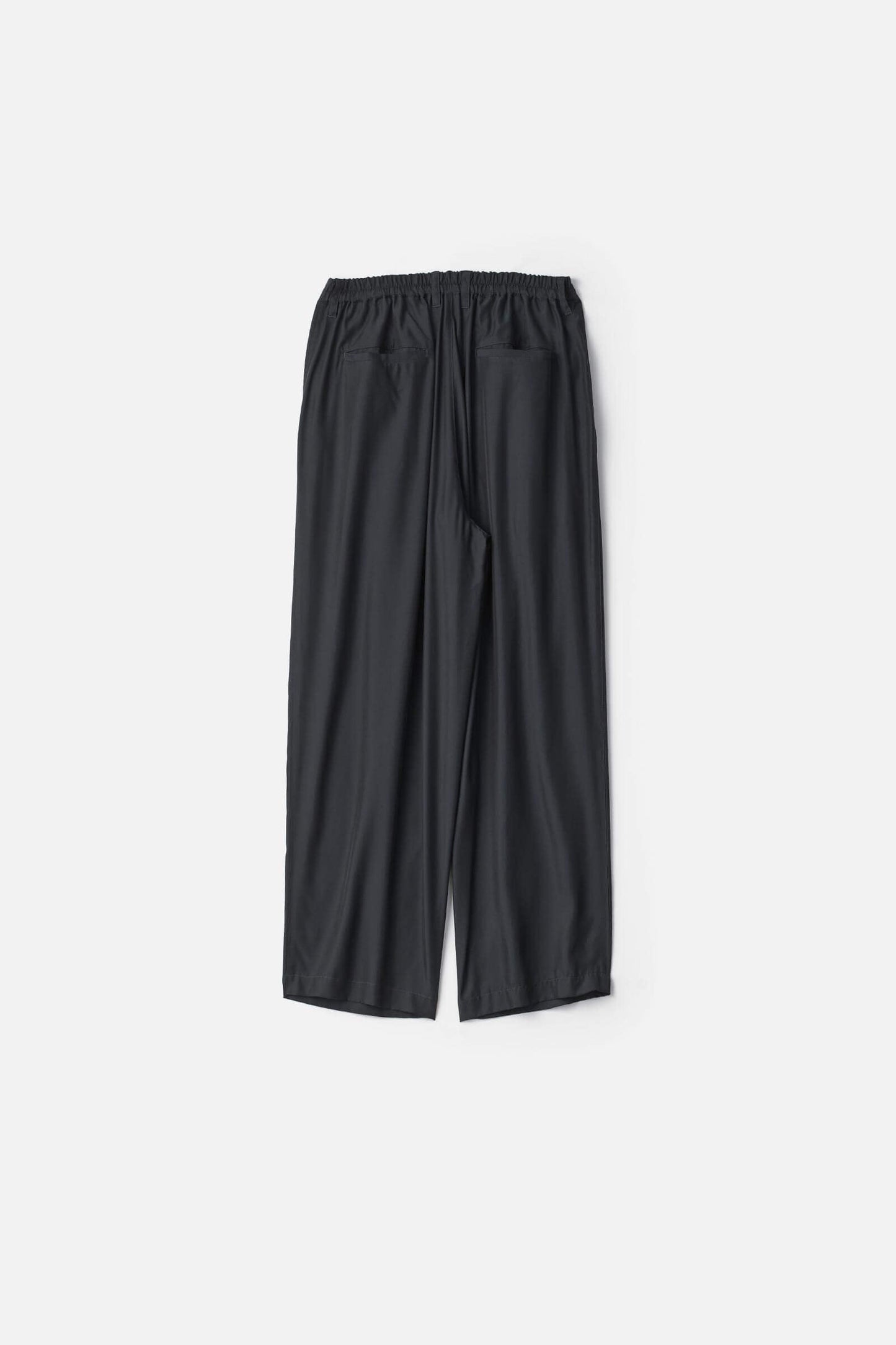 ssstein CUPRO TWILL WIDE EASY TROUSERS
