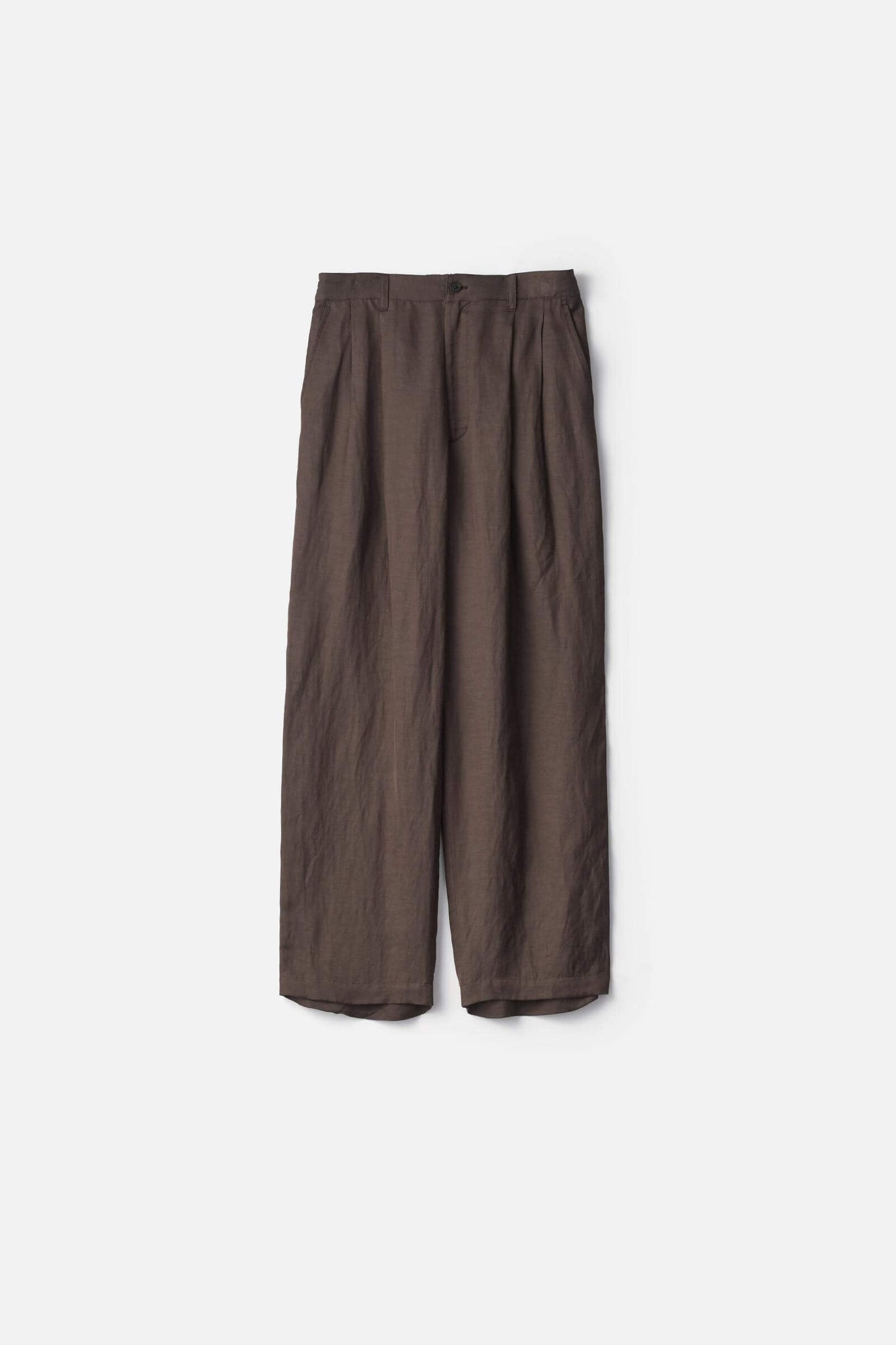 ssstein VIS/LI TWILL WIDE EASY TROUSERS