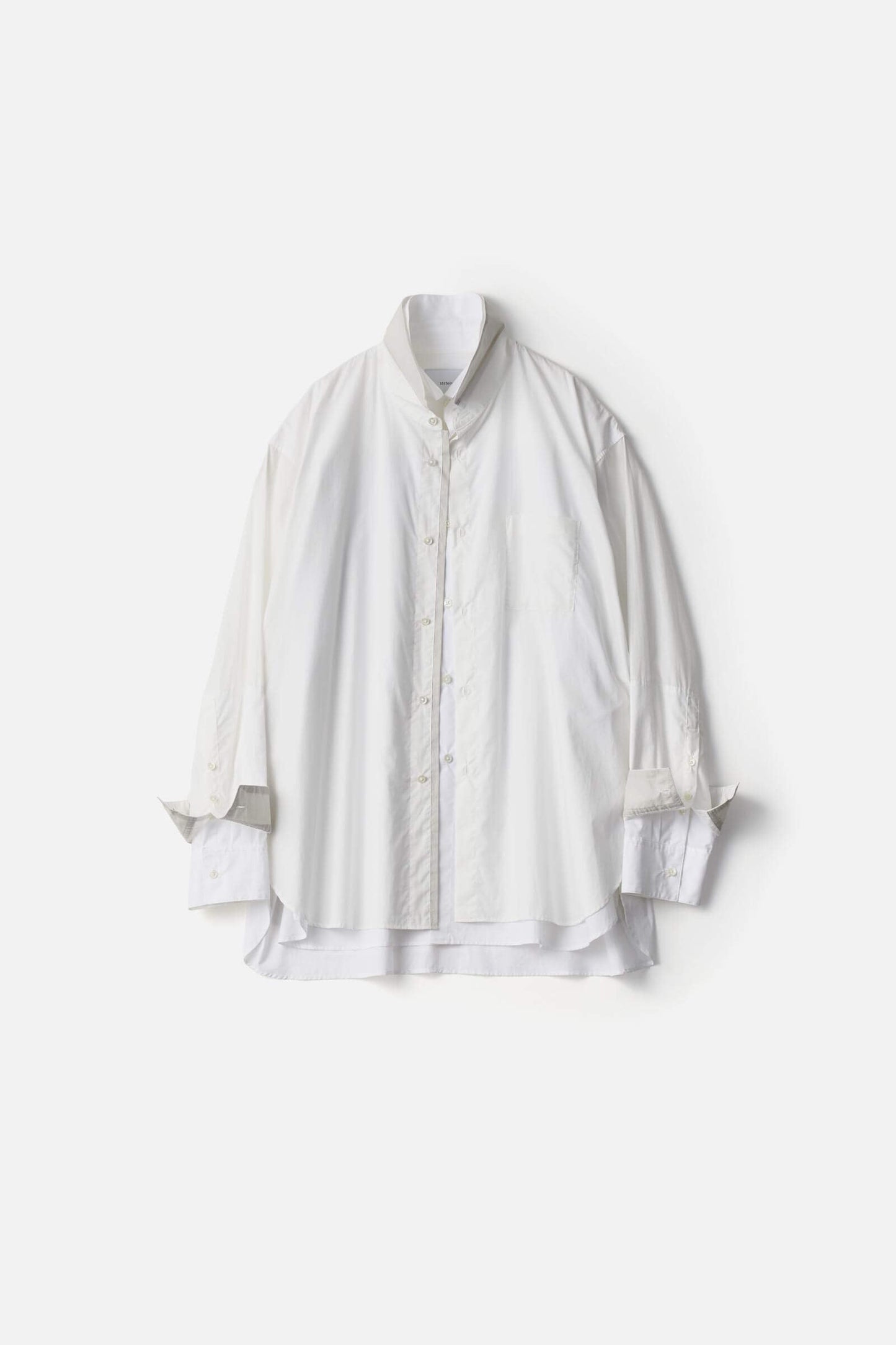 ssstein OVERSIZED LAYERED SHIRT