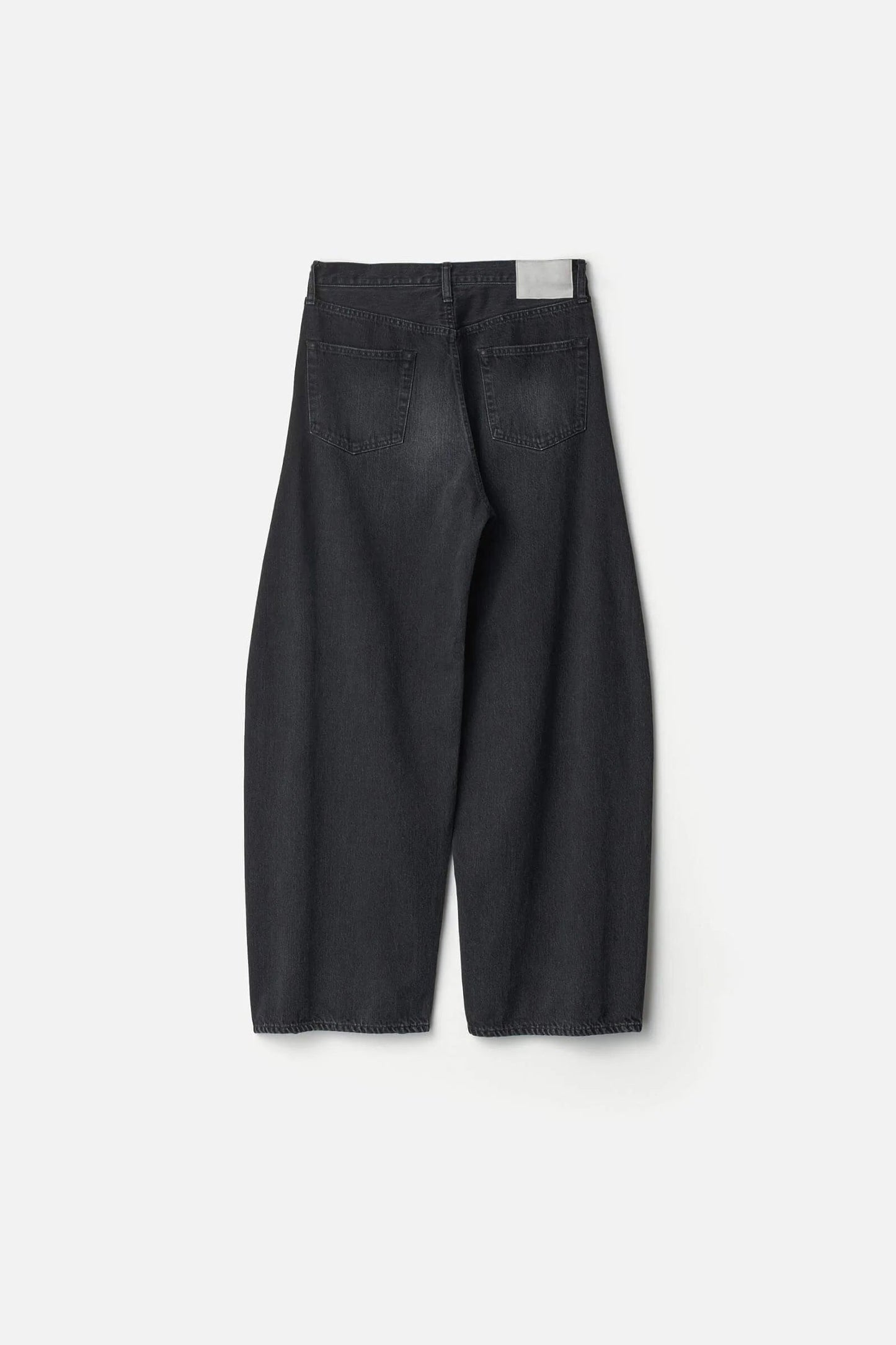 ssstein DEFORMATION WIDE DENIM JEANS