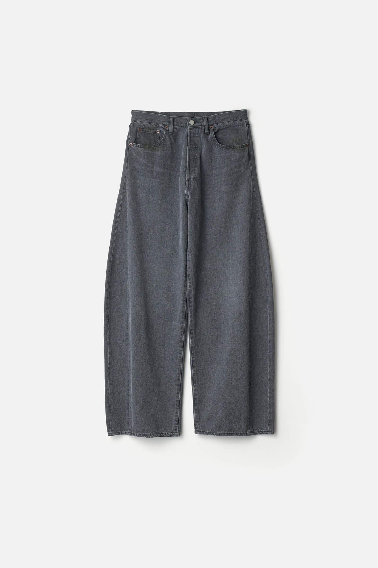 ssstein DEFORMATION WIDE DENIM JEANS