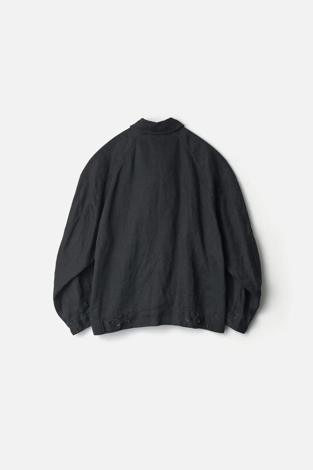 ssstein HEAVY LINEN HERRINGBONE ZIP JACKET