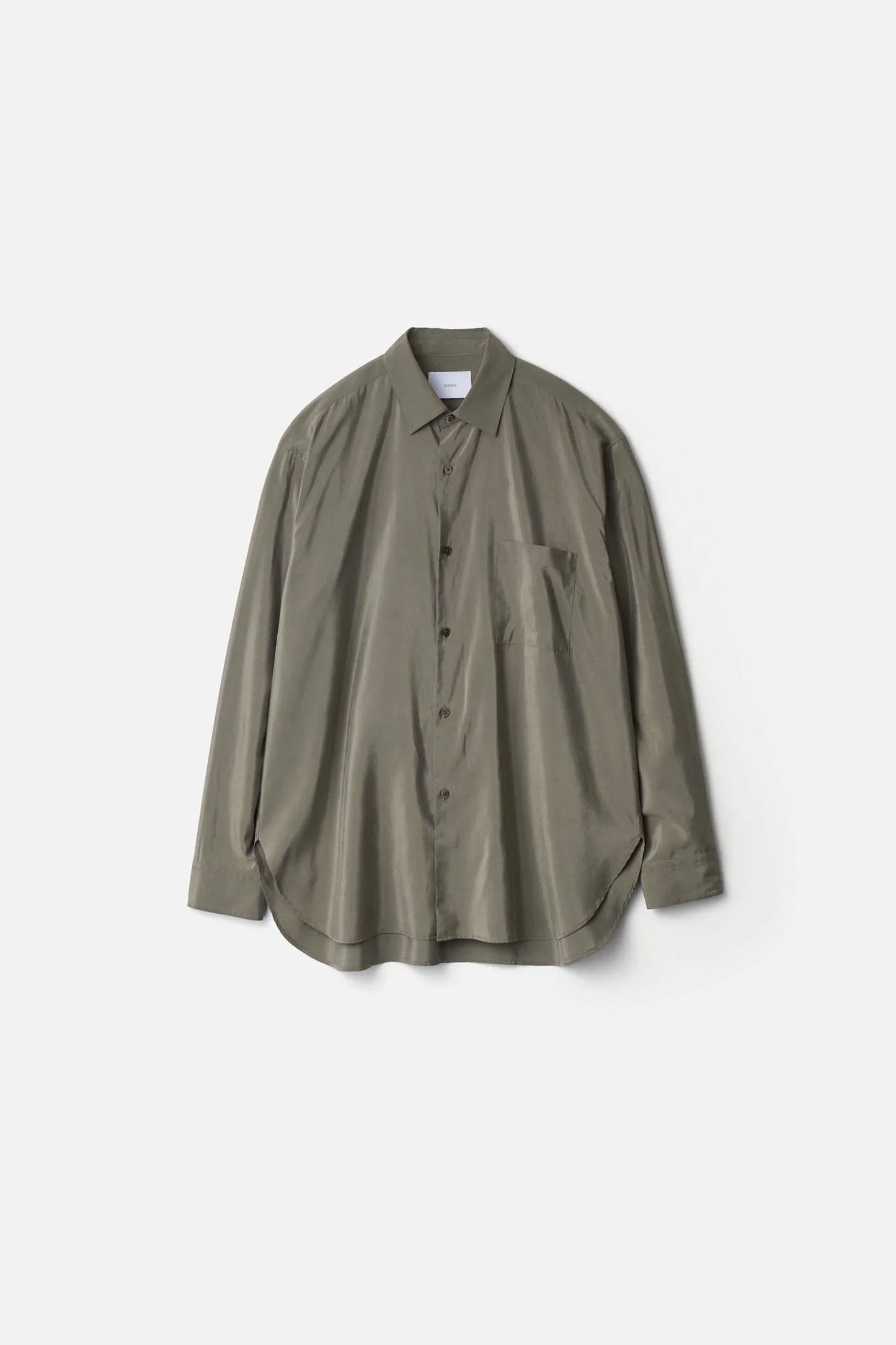 ssstein Silk/Nylon Oversized Down Pat Shirt