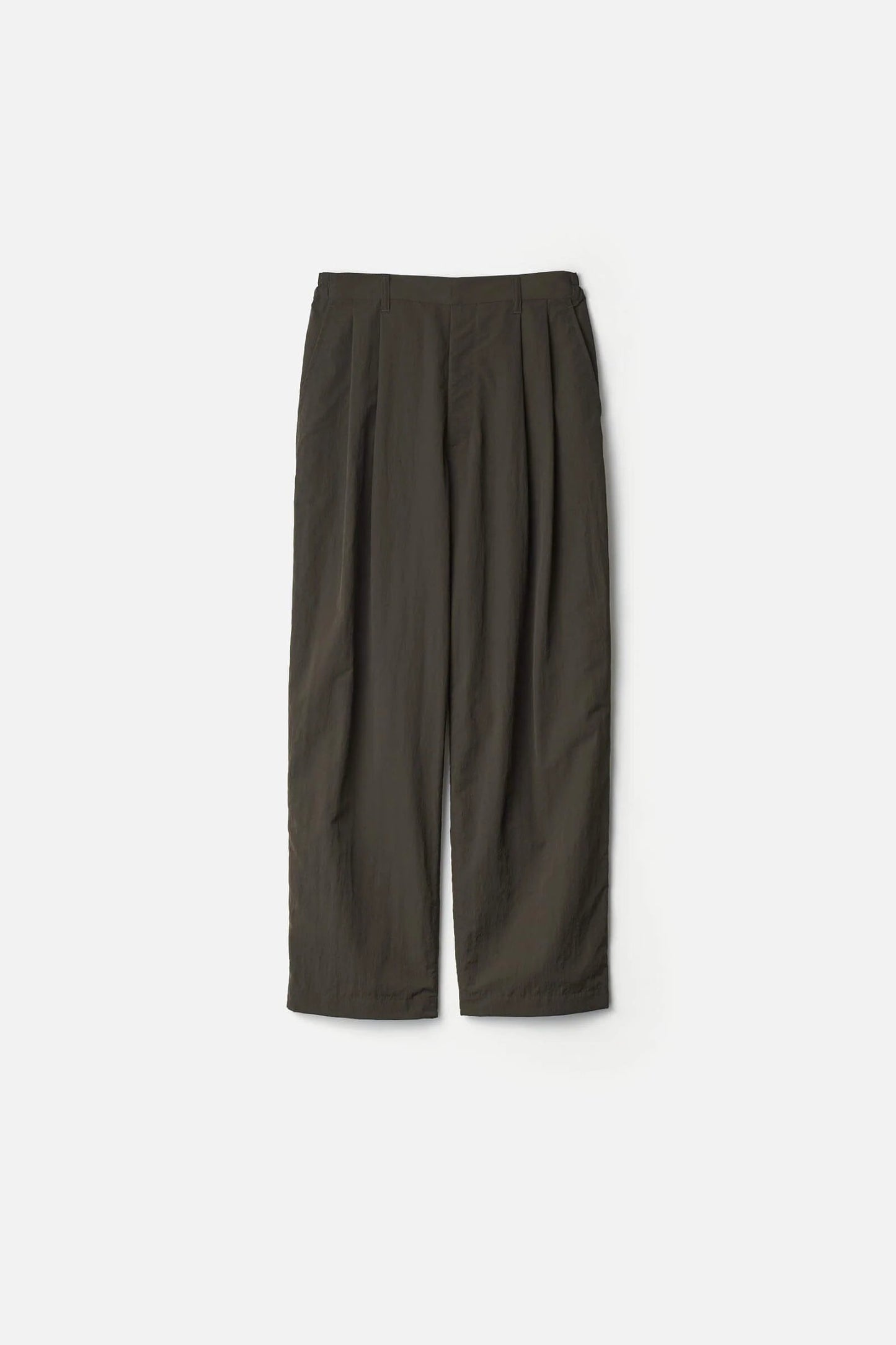 ssstein WINDPROOF NYLON WIDE EASY TROUSERS