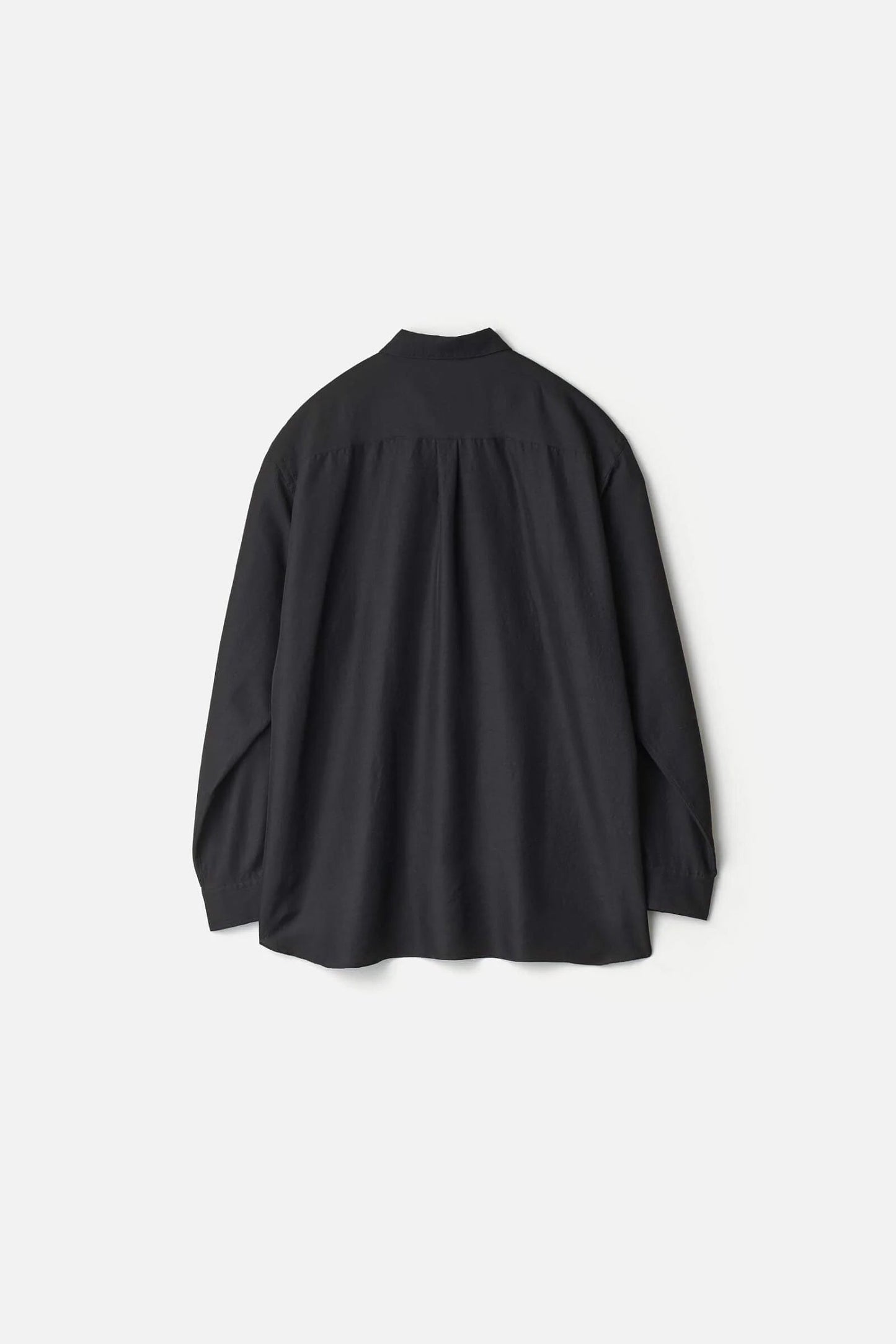 ssstein WOOL/SILK REGULAR COLLAR SHIRT