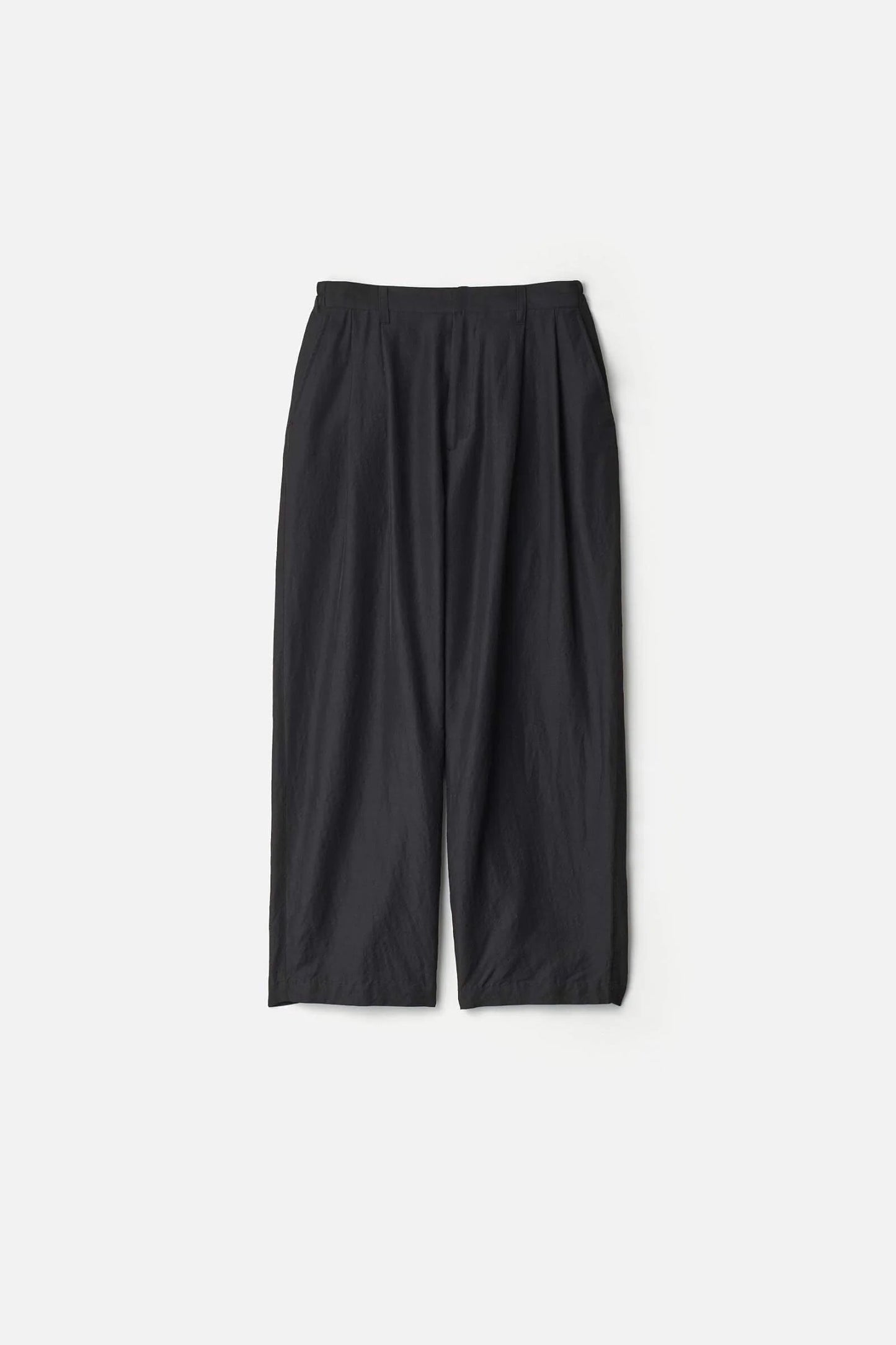 ssstein WOOL/SILK WIDE EASY TROUSERS