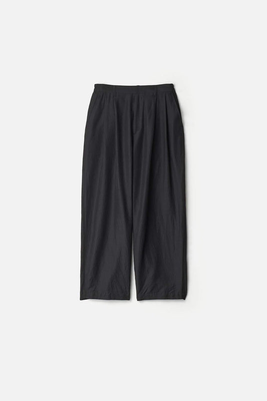 ssstein WOOL/SILK WIDE EASY TROUSERS