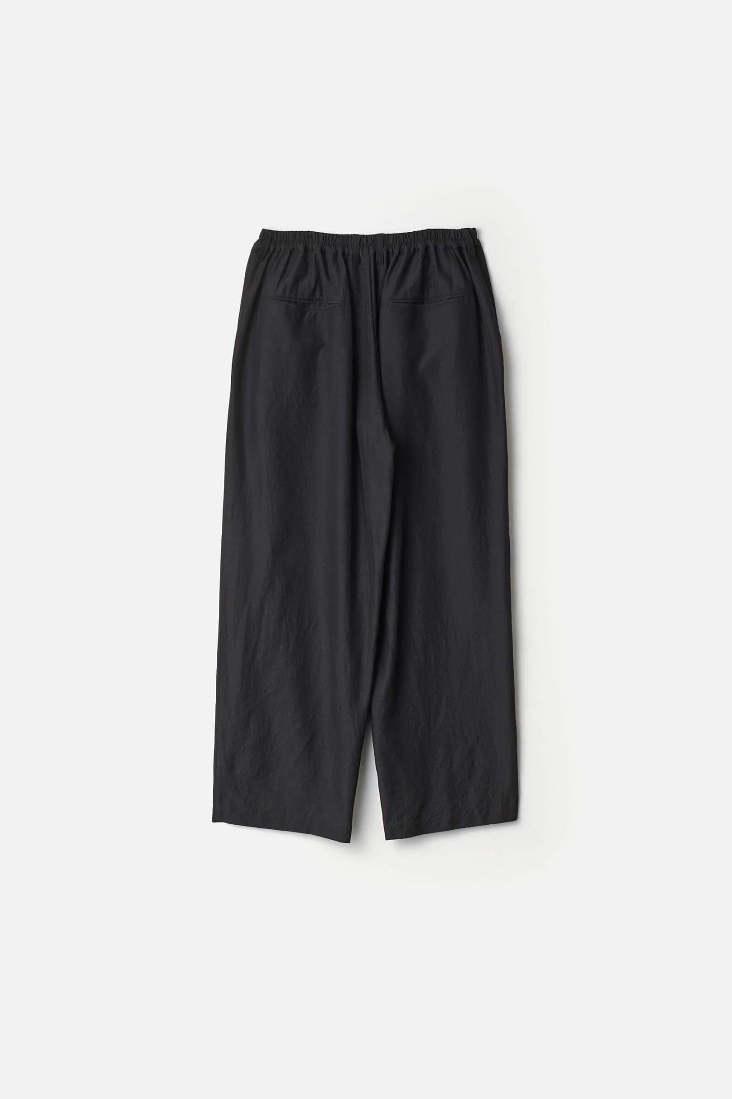 ssstein WOOL/SILK WIDE EASY TROUSERS