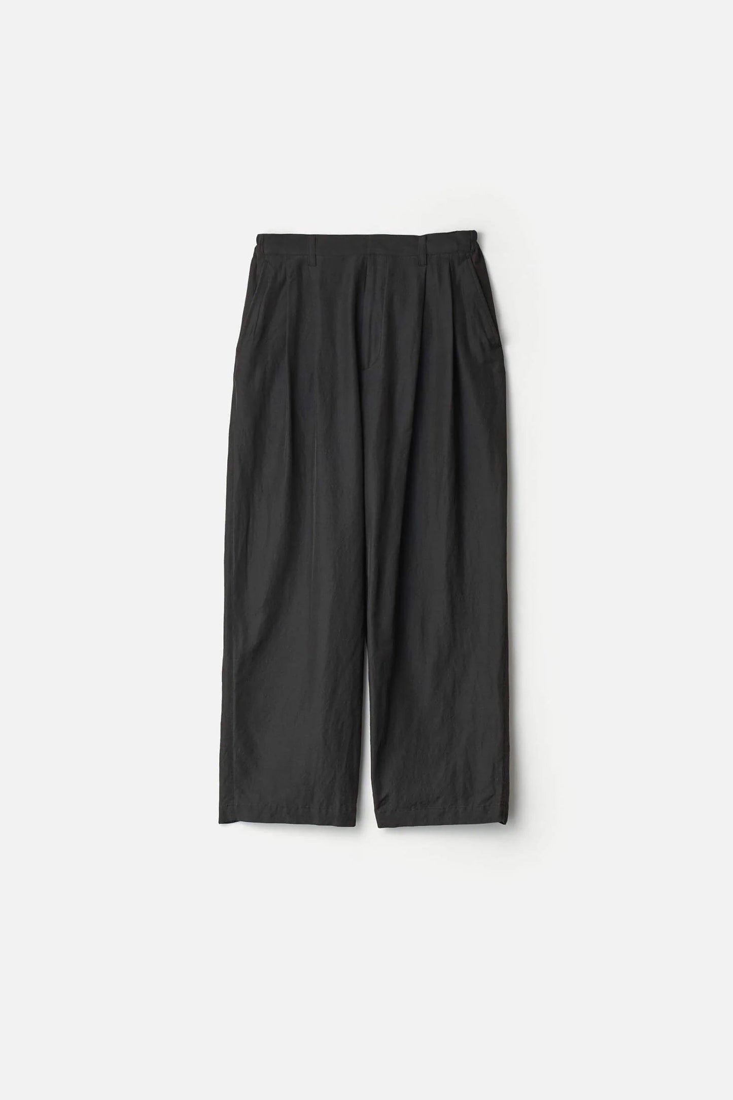 ssstein WOOL/SILK WIDE EASY TROUSERS