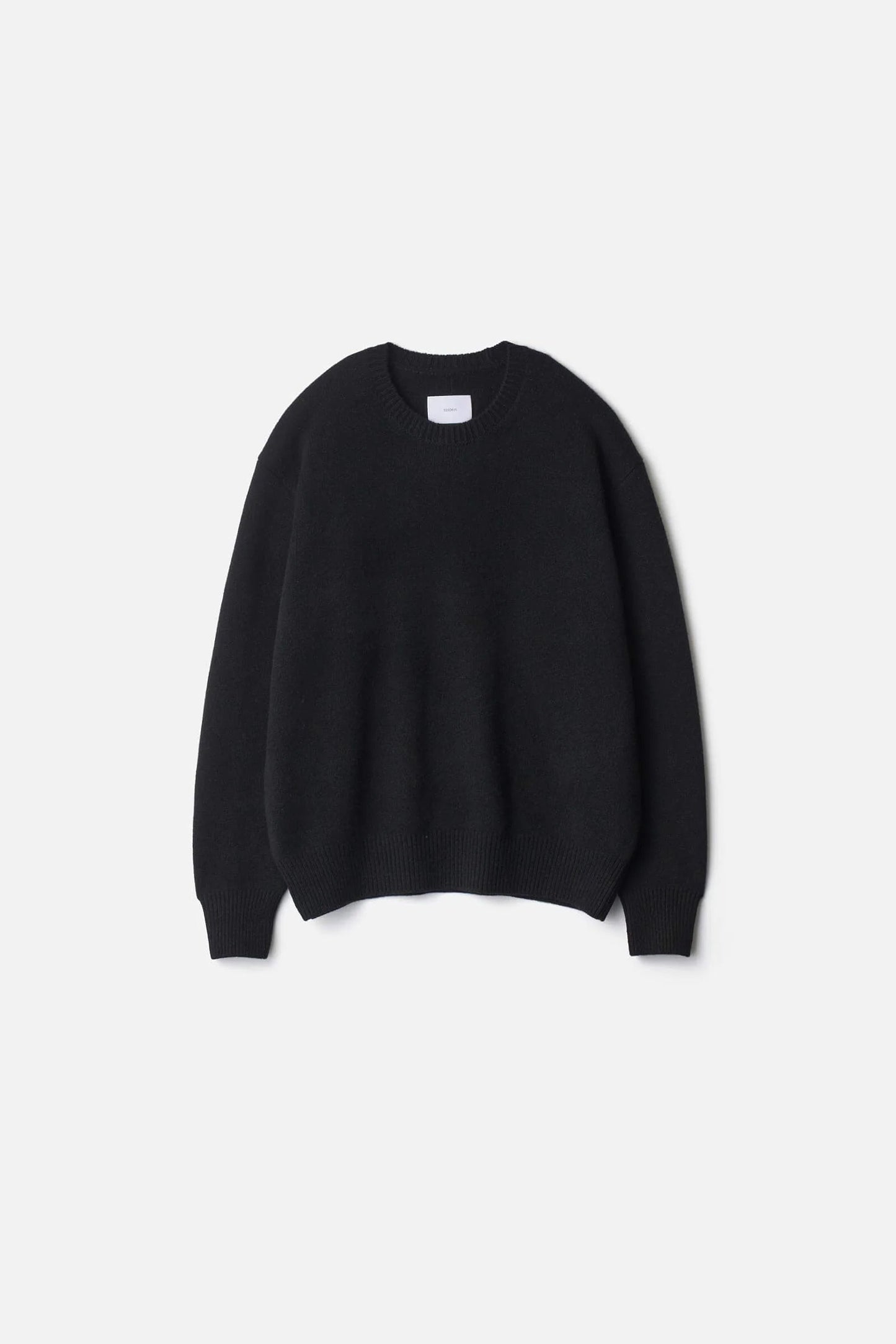 ssstein EXTRA FINE WOOL WARM KNIT CREW NECK LS