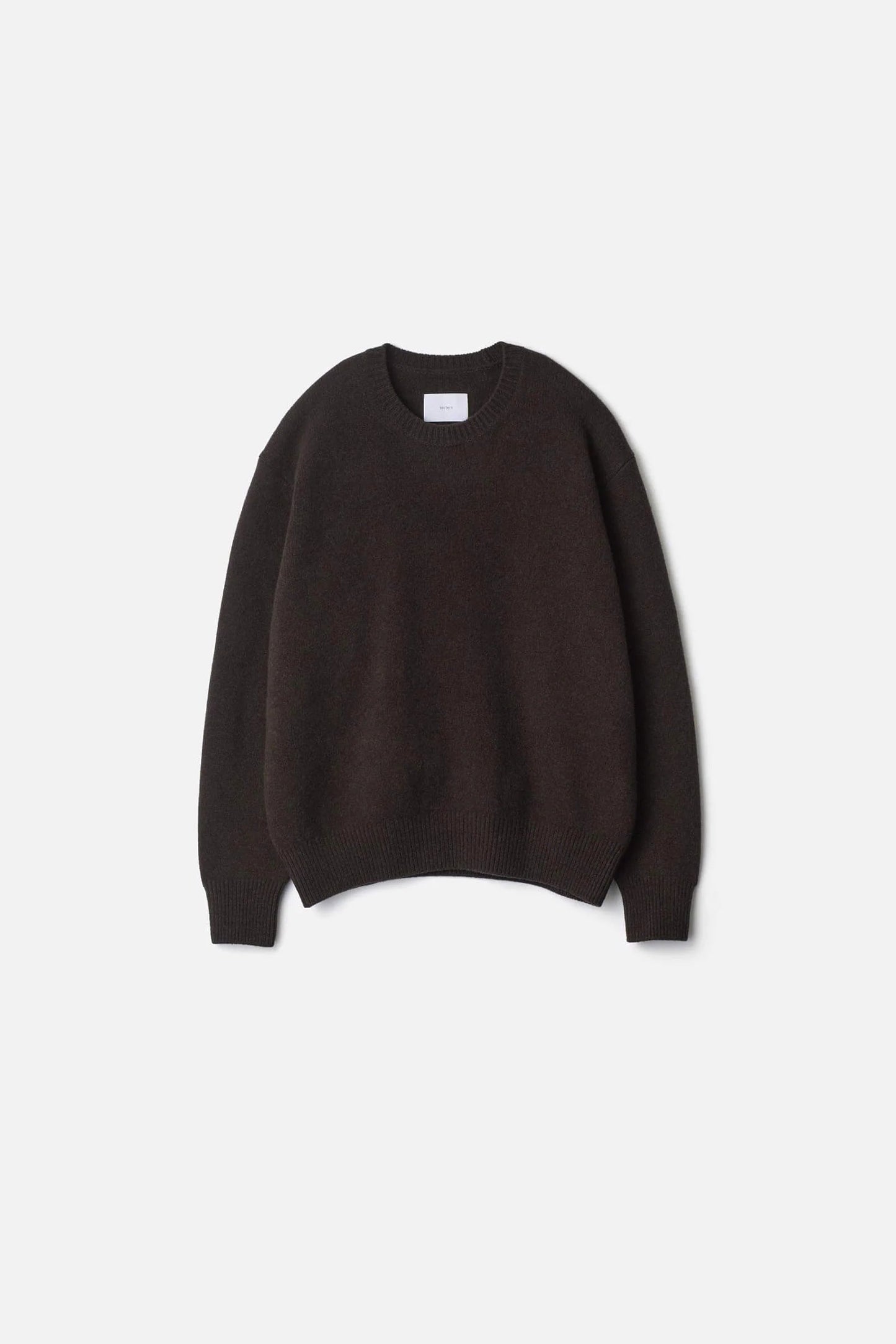 ssstein EXTRA FINE WOOL WARM KNIT CREW NECK LS